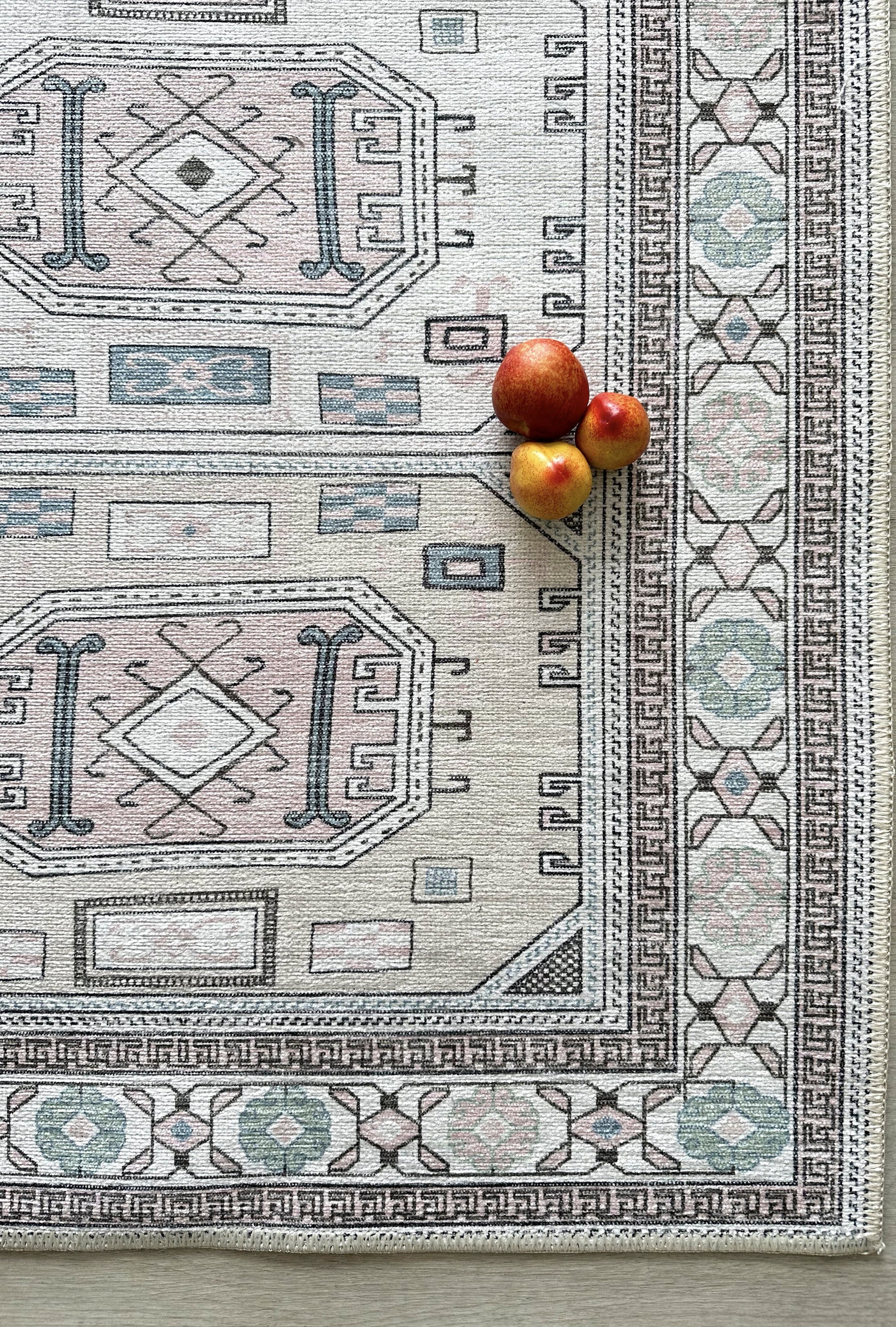 Hazel Brown Cream Modern Turkish Rug