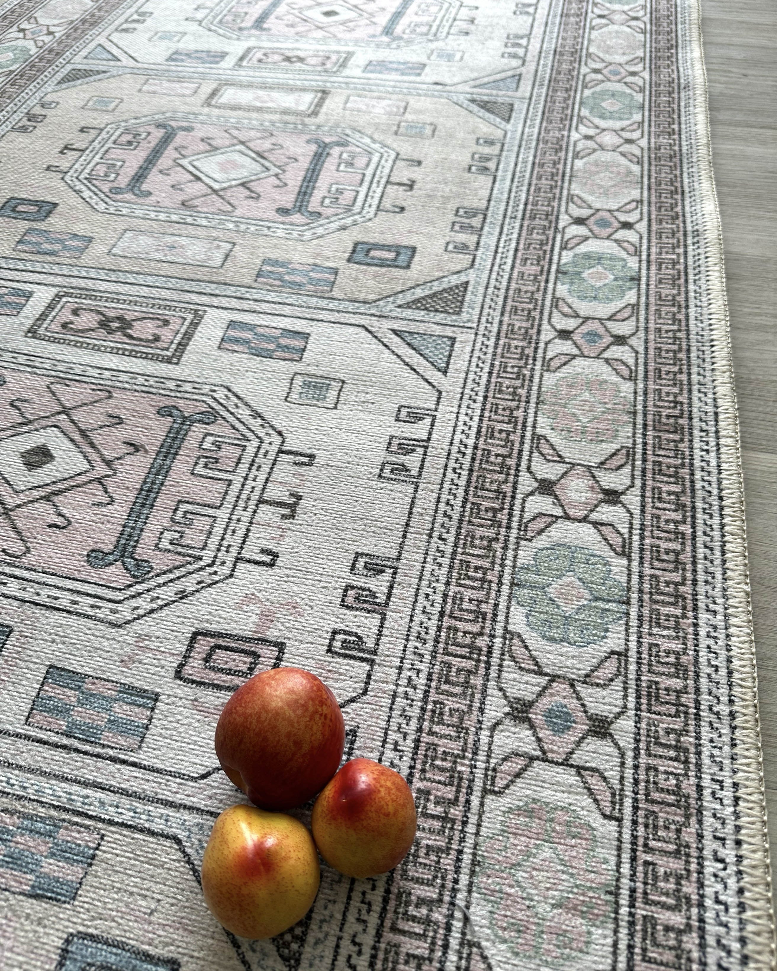 Hazel Brown Cream Modern Turkish Rug