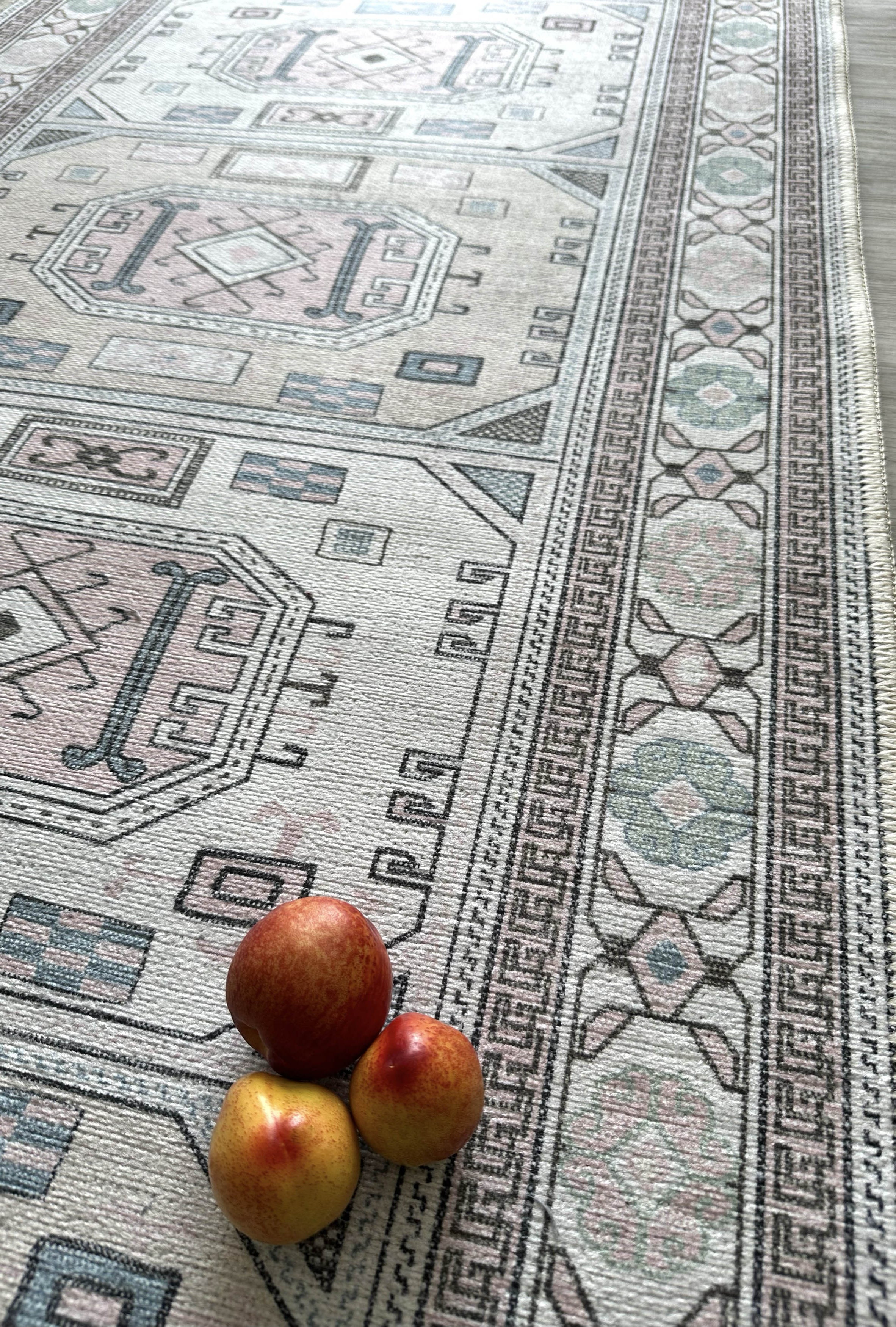 Hazel Brown Cream Modern Turkish Rug