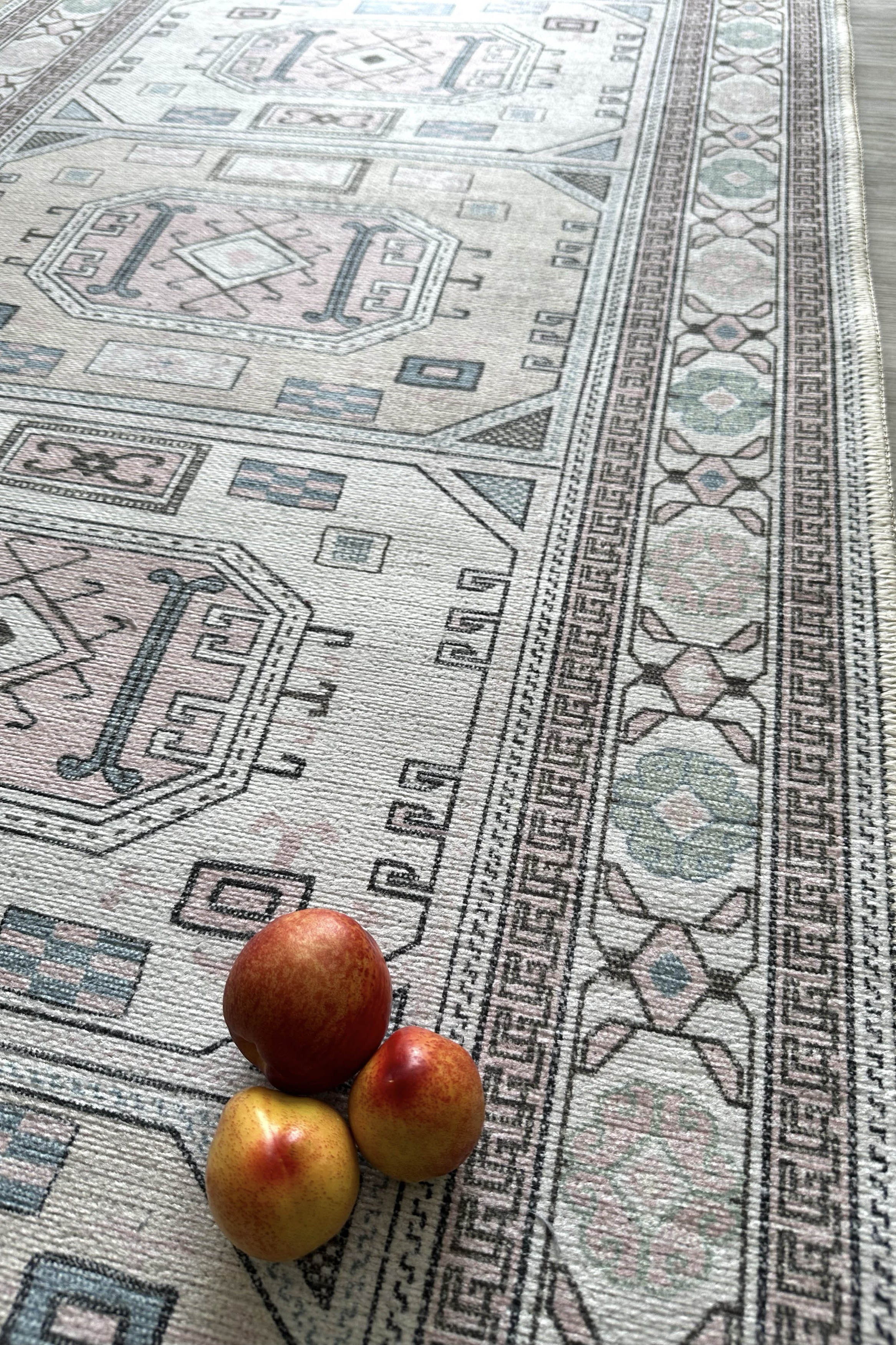 Hazel Brown Cream Modern Turkish Rug