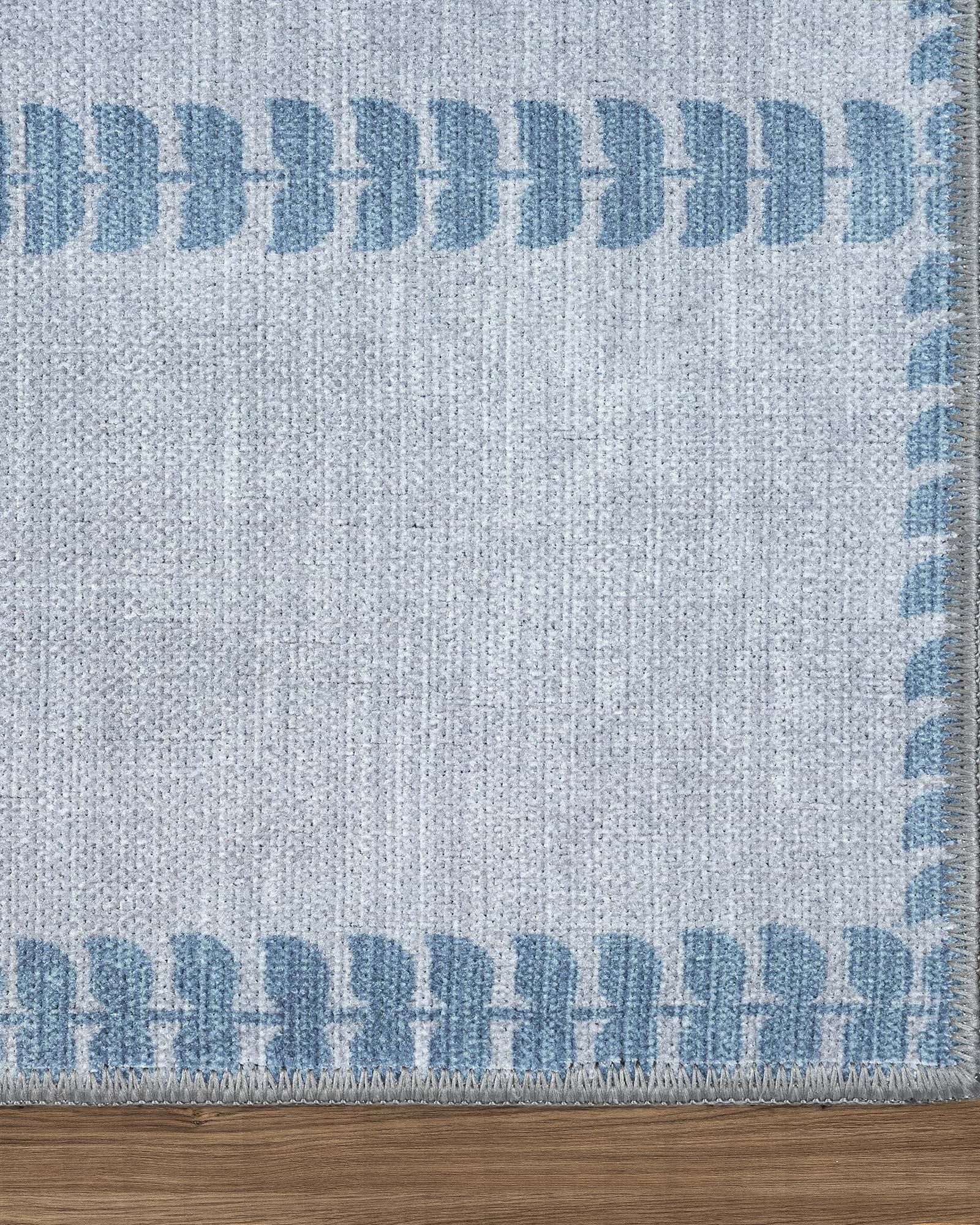 Amani Gray Blue Oushak Rug