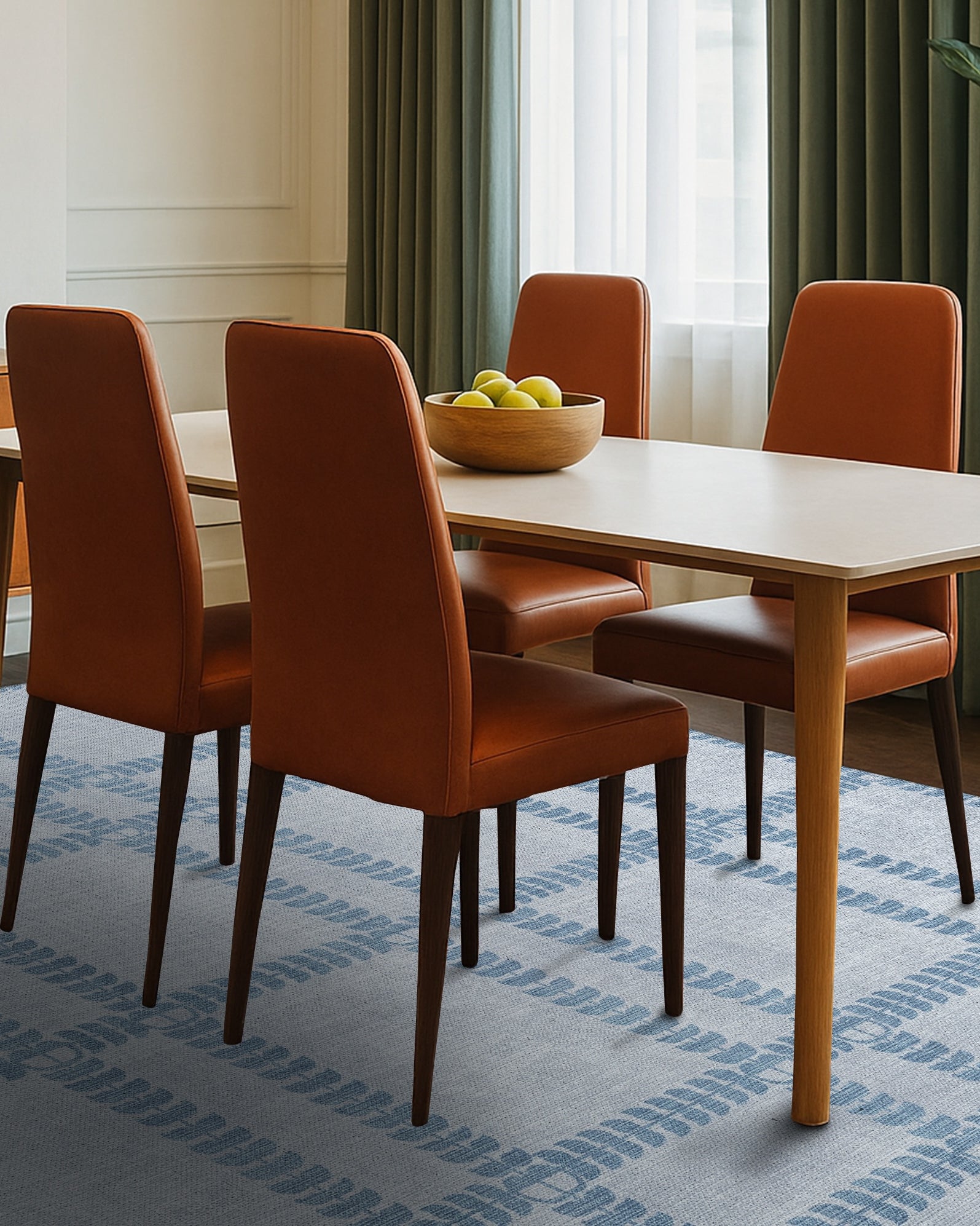 Amani Gray Blue Oushak Rug