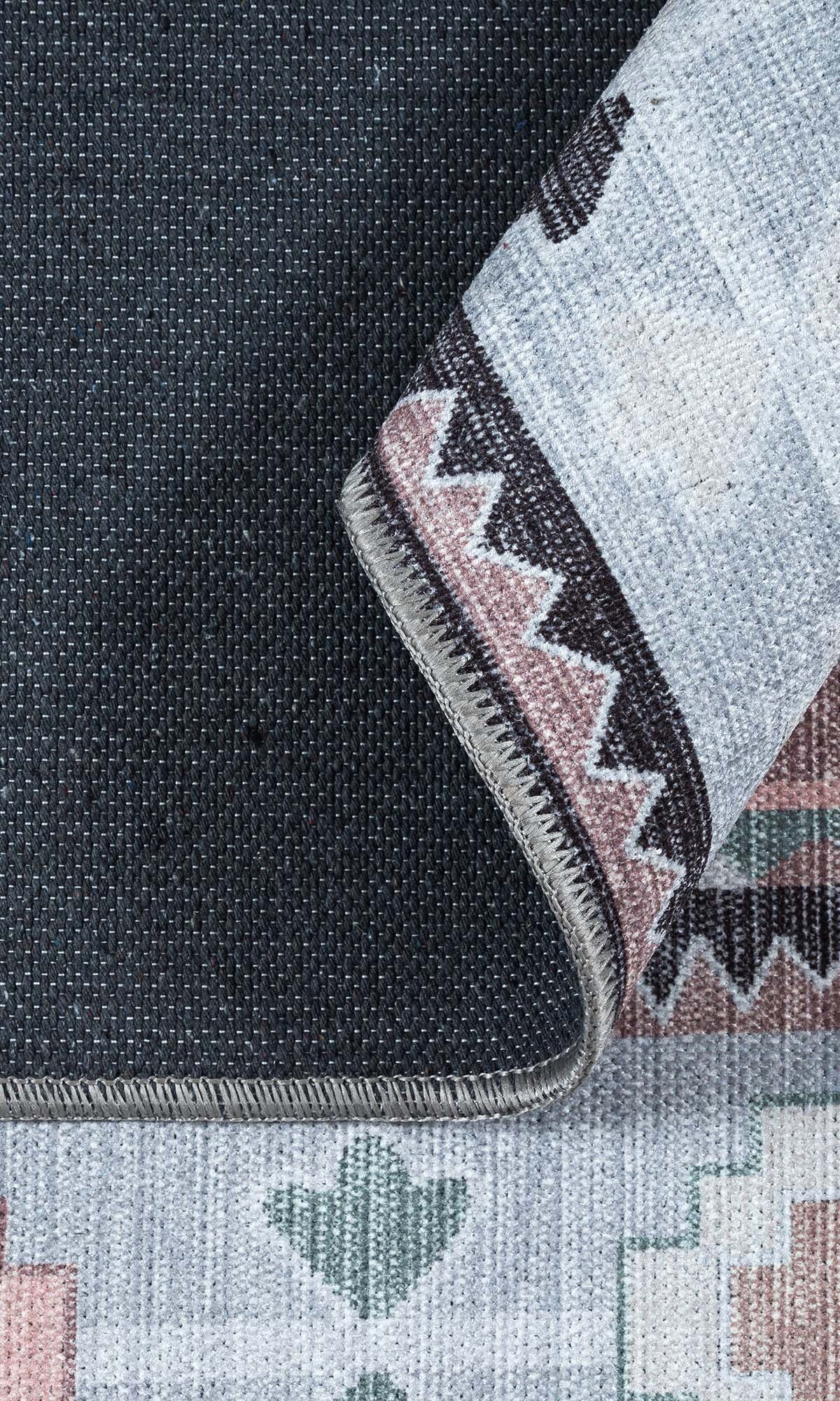 Odilia Black Gray Modern Turkish Rug