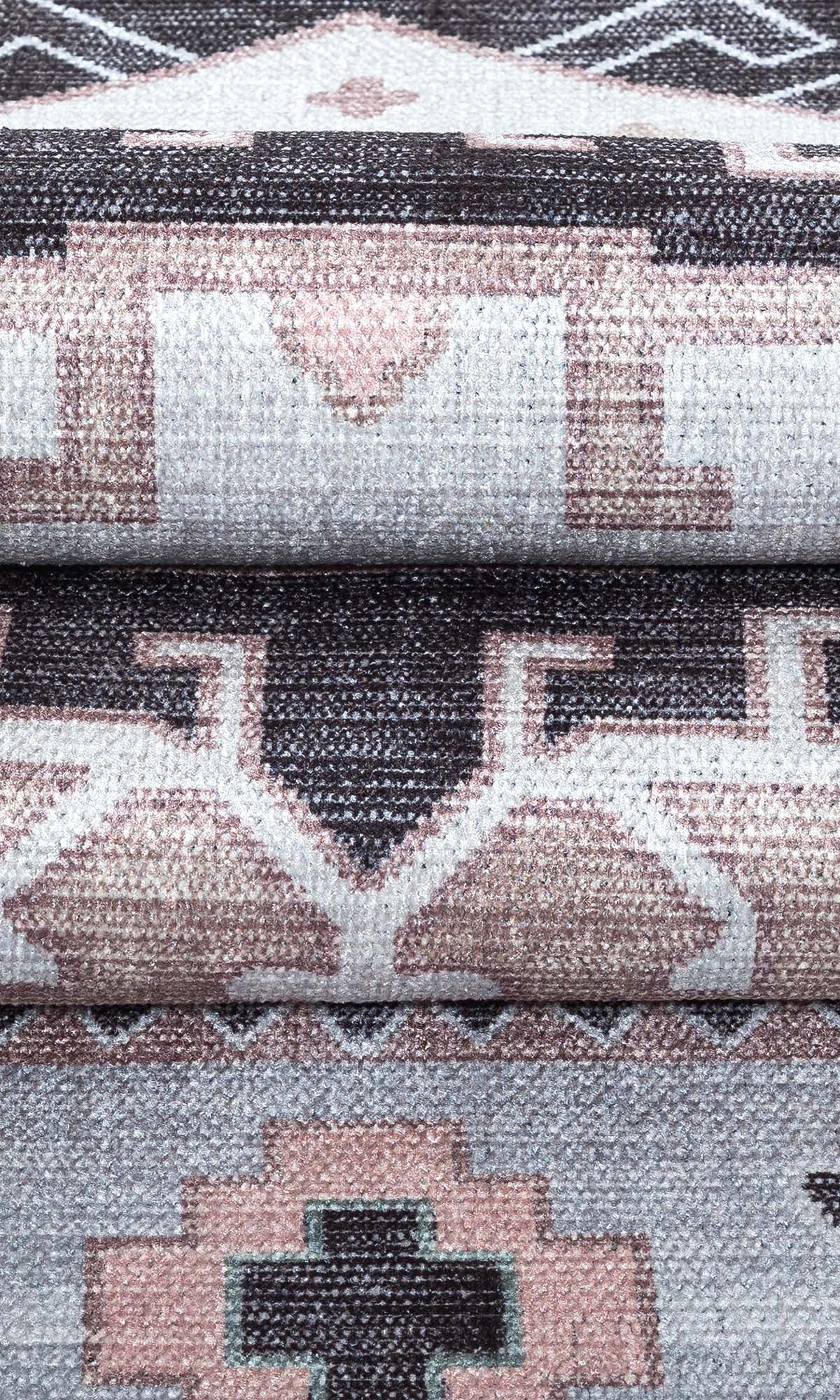 Odilia Black Gray Modern Turkish Rug