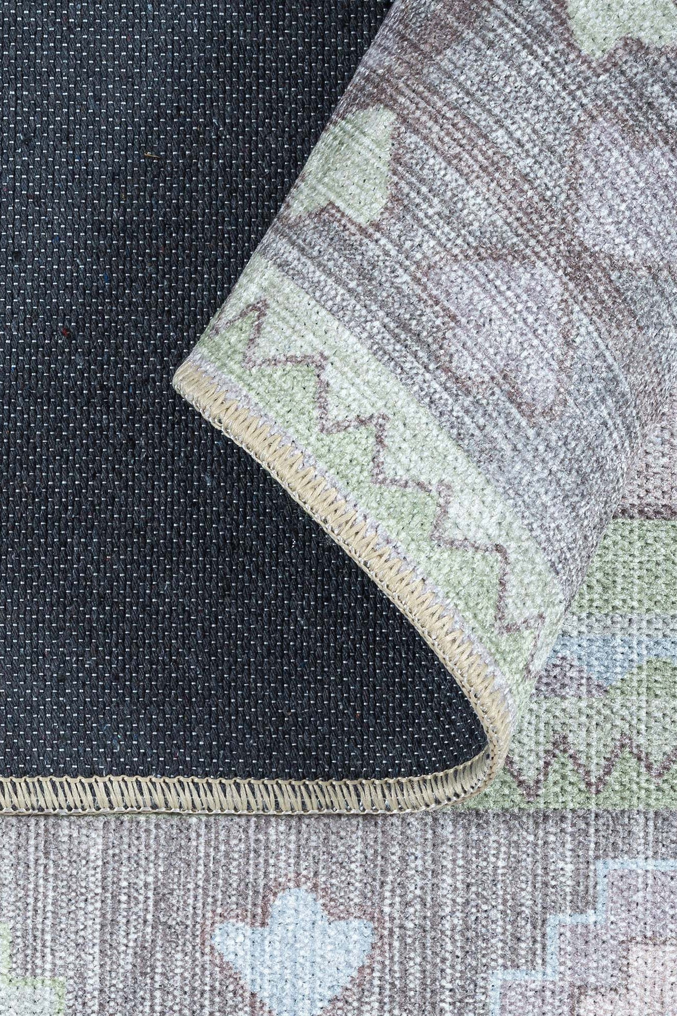 Eloise Faded Pastel Green Modern Oushak Rug