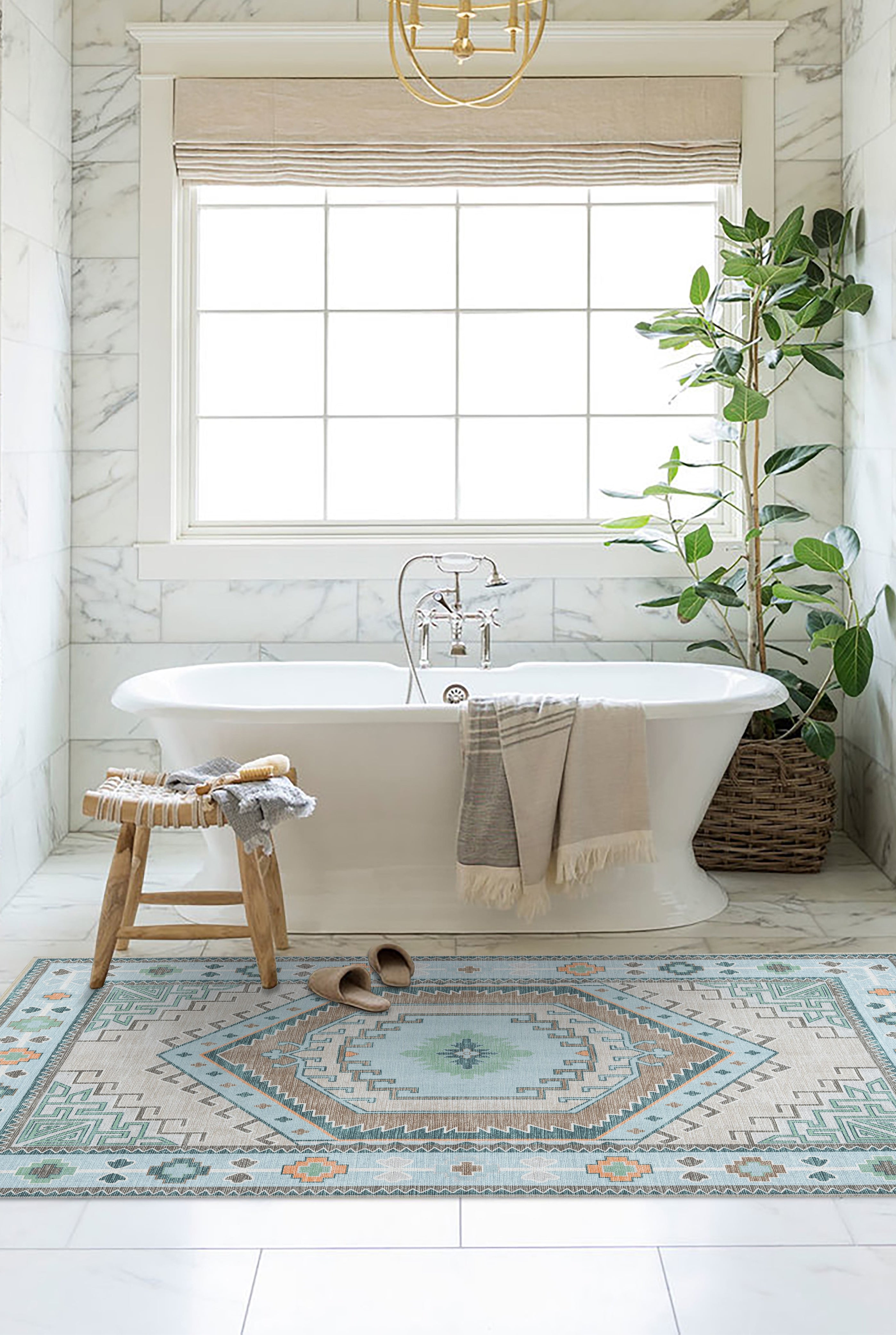 Elea Aesthetic Green Oushak Rug