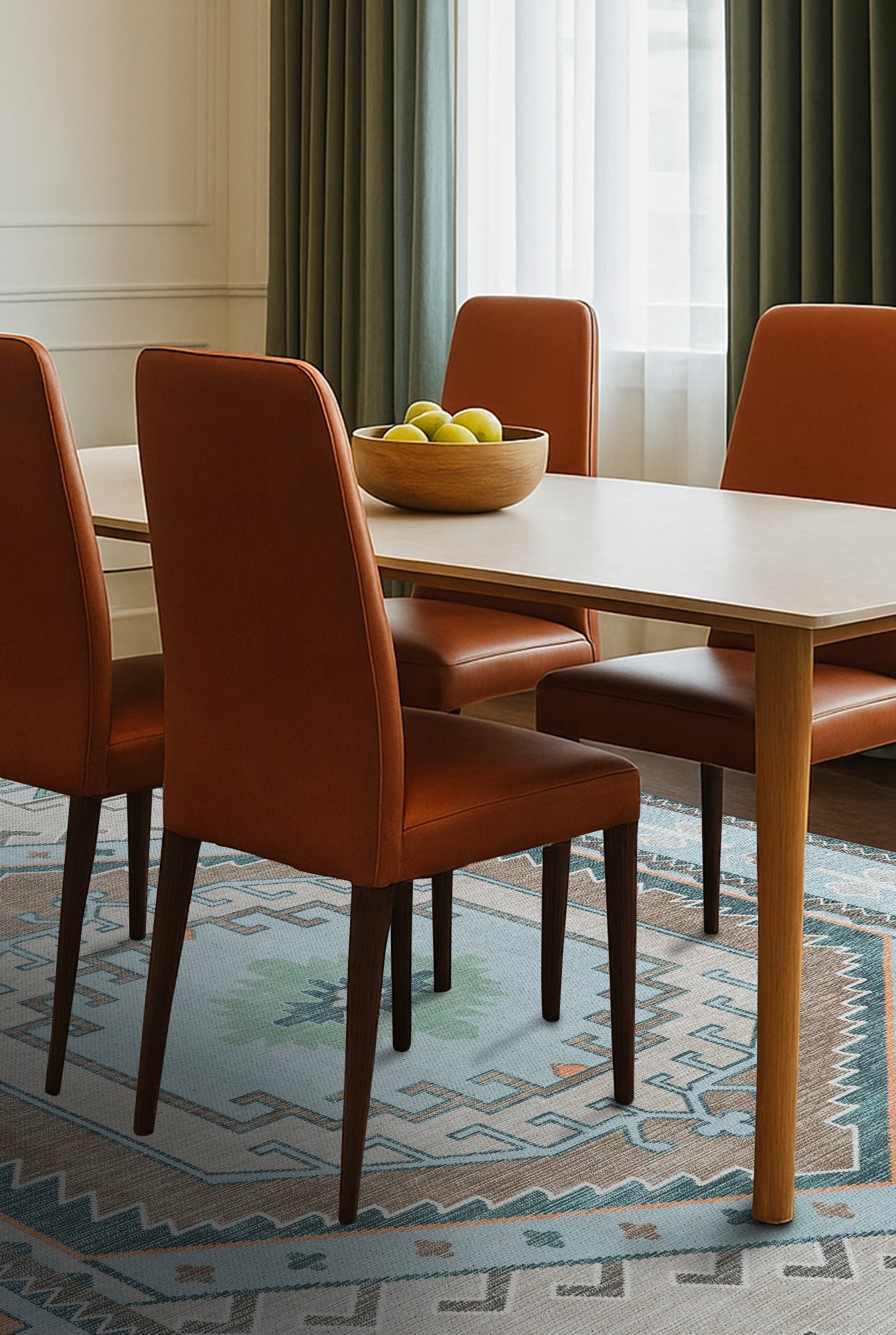 Elea Aesthetic Green Oushak Rug