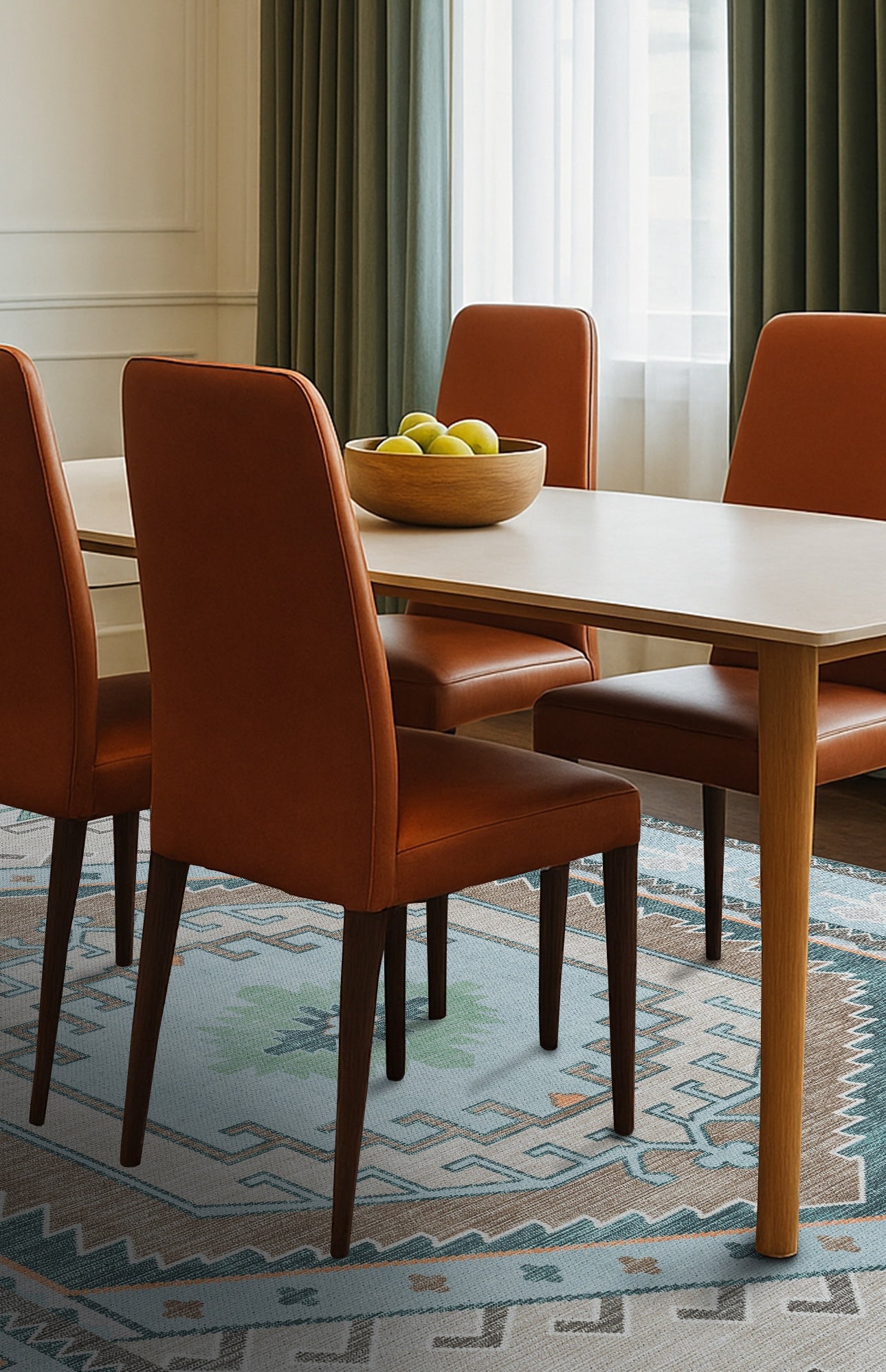 Elea Aesthetic Green Oushak Rug