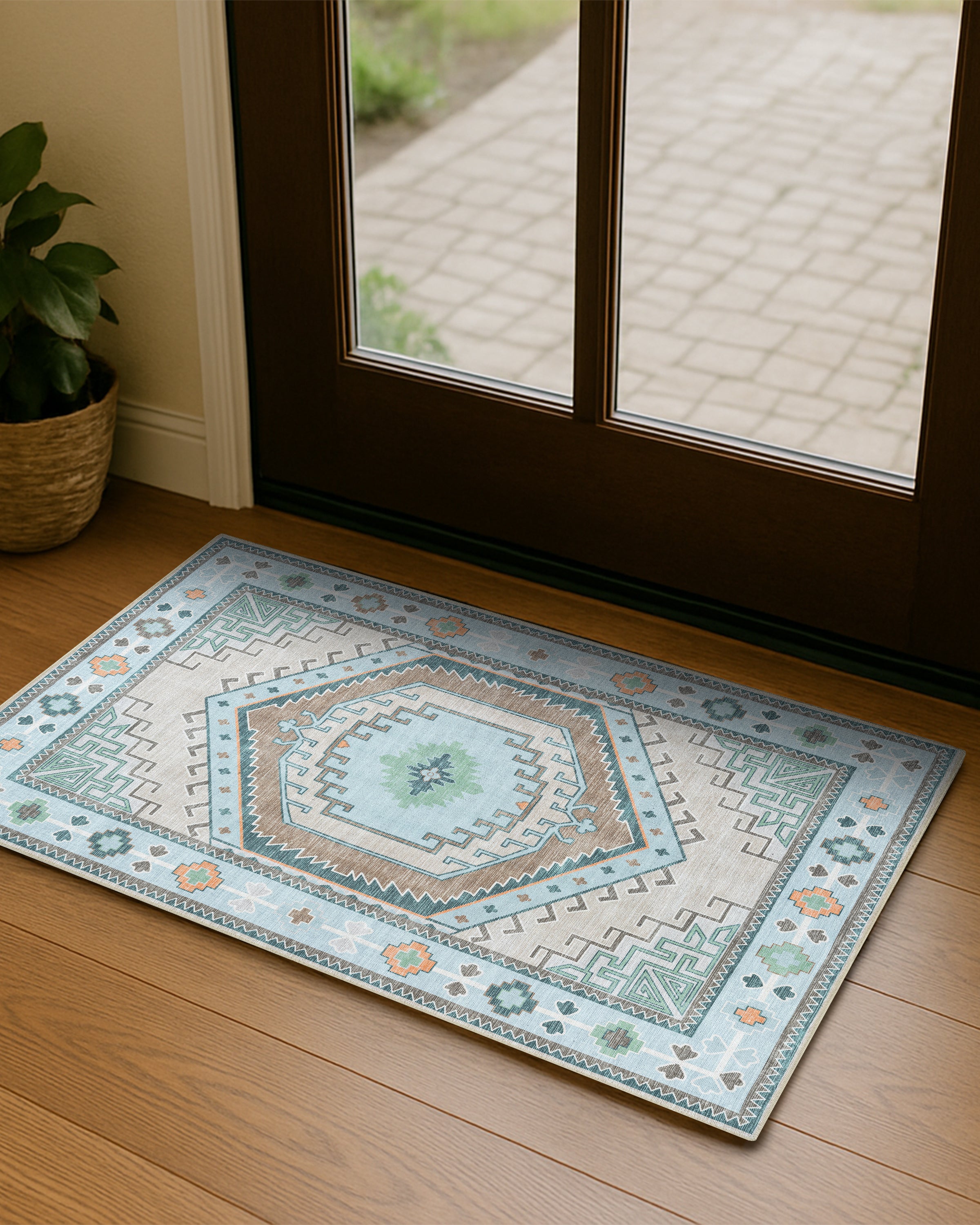 Elea Aesthetic Green Oushak Rug