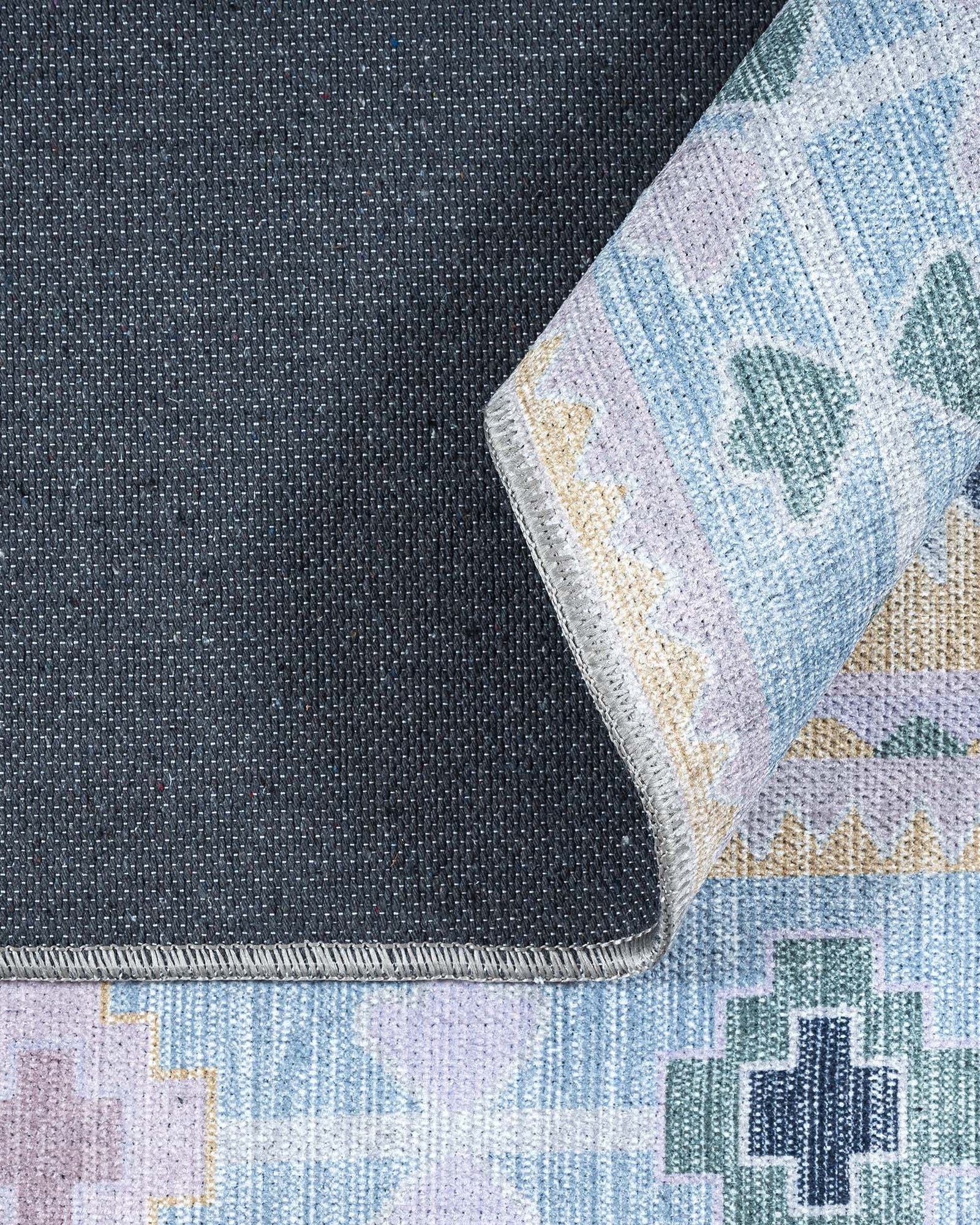 Averill Lavender, Pink & Blue Modern Oushak Rug