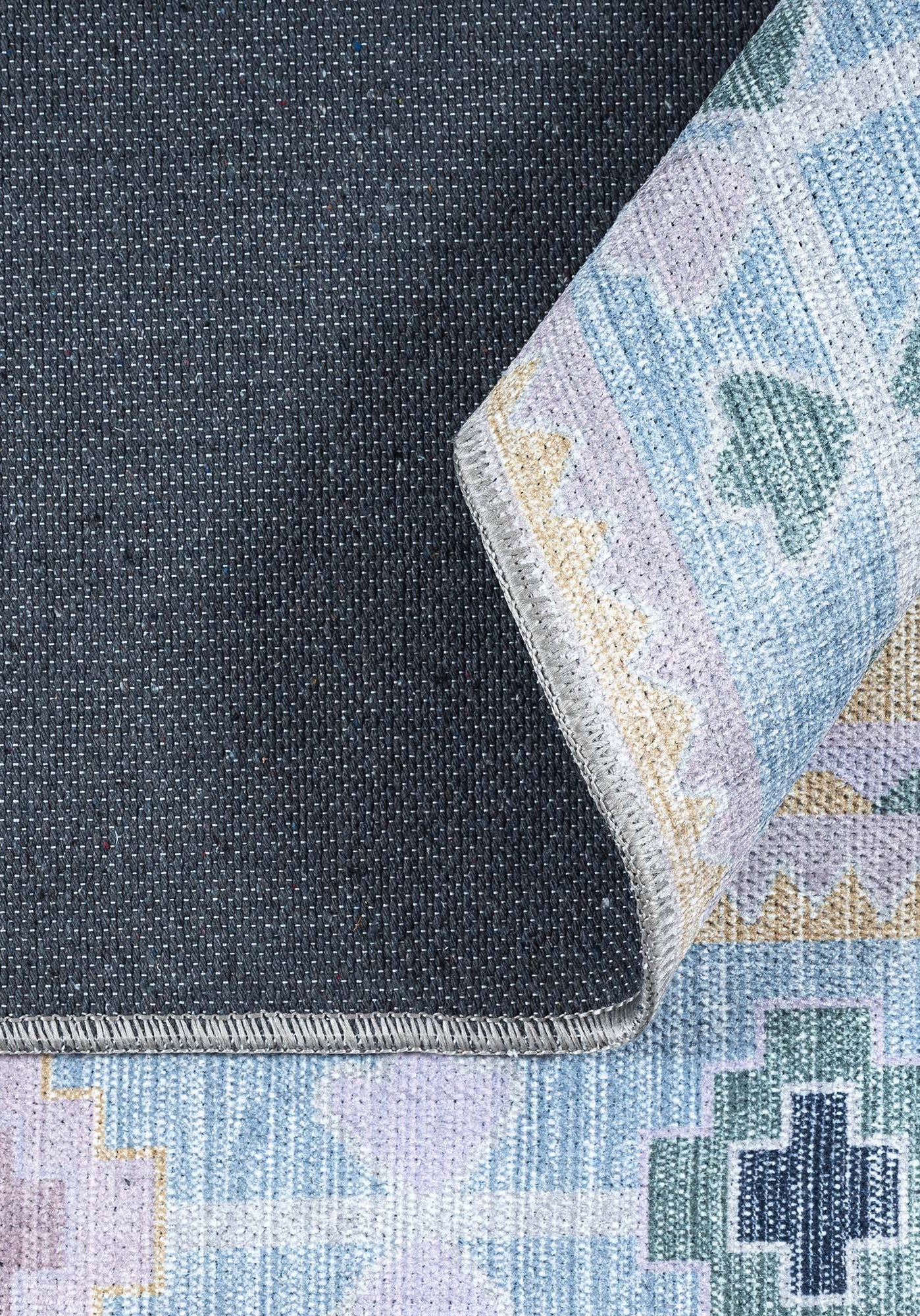 Averill Lavender, Pink & Blue Modern Oushak Rug