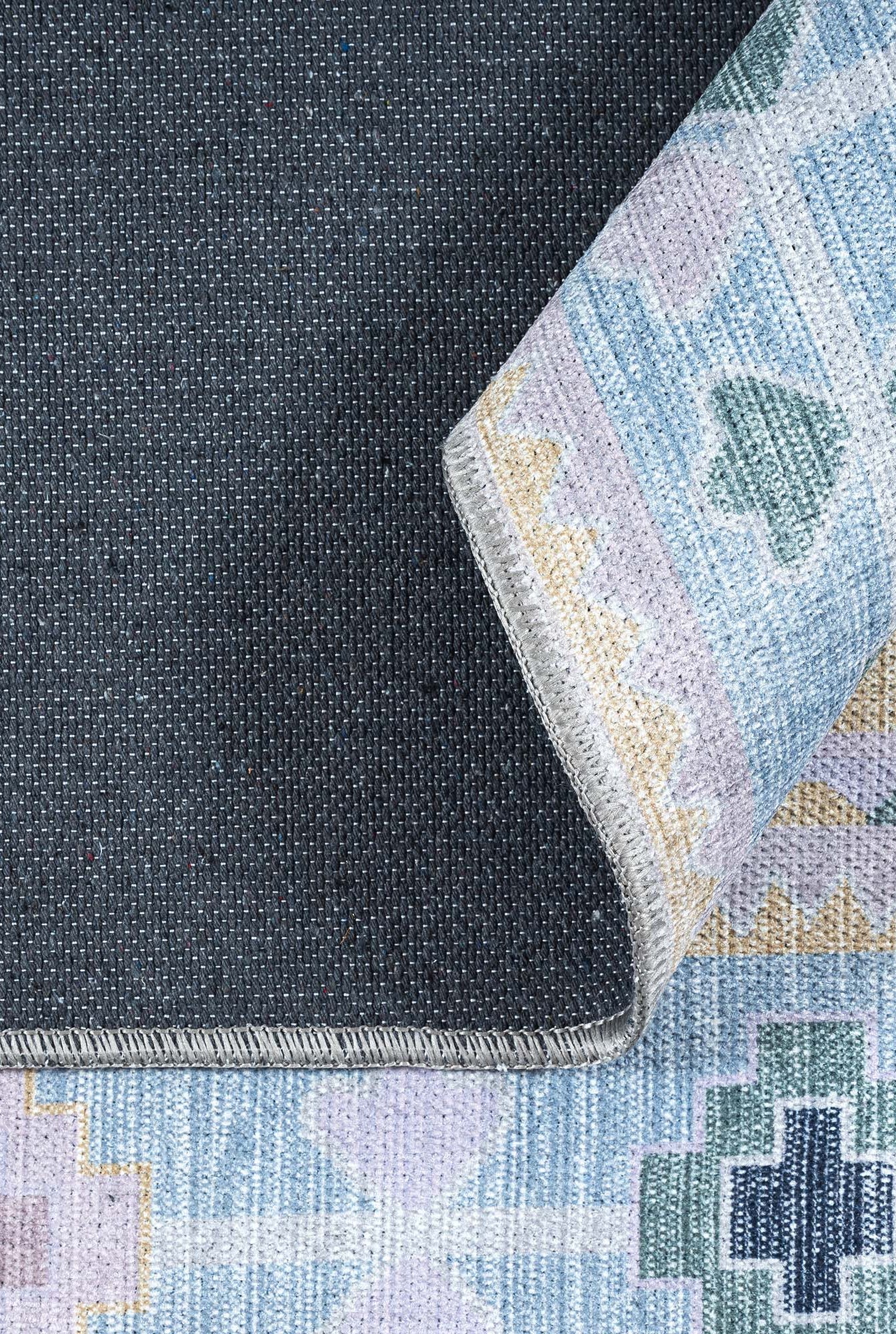 Averill Lavender, Pink & Blue Modern Oushak Rug