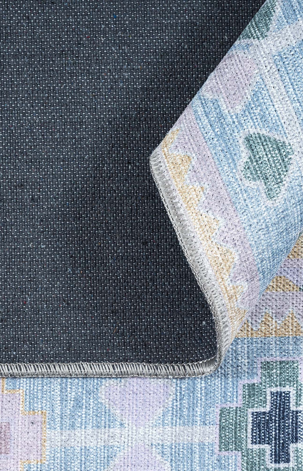 Averill Lavender, Pink & Blue Modern Oushak Rug