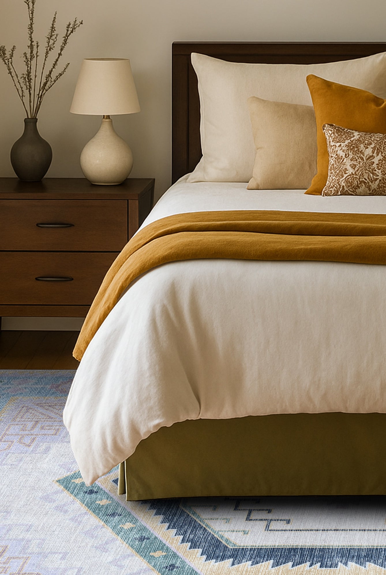 Averill Lavender, Pink & Blue Modern Oushak Rug