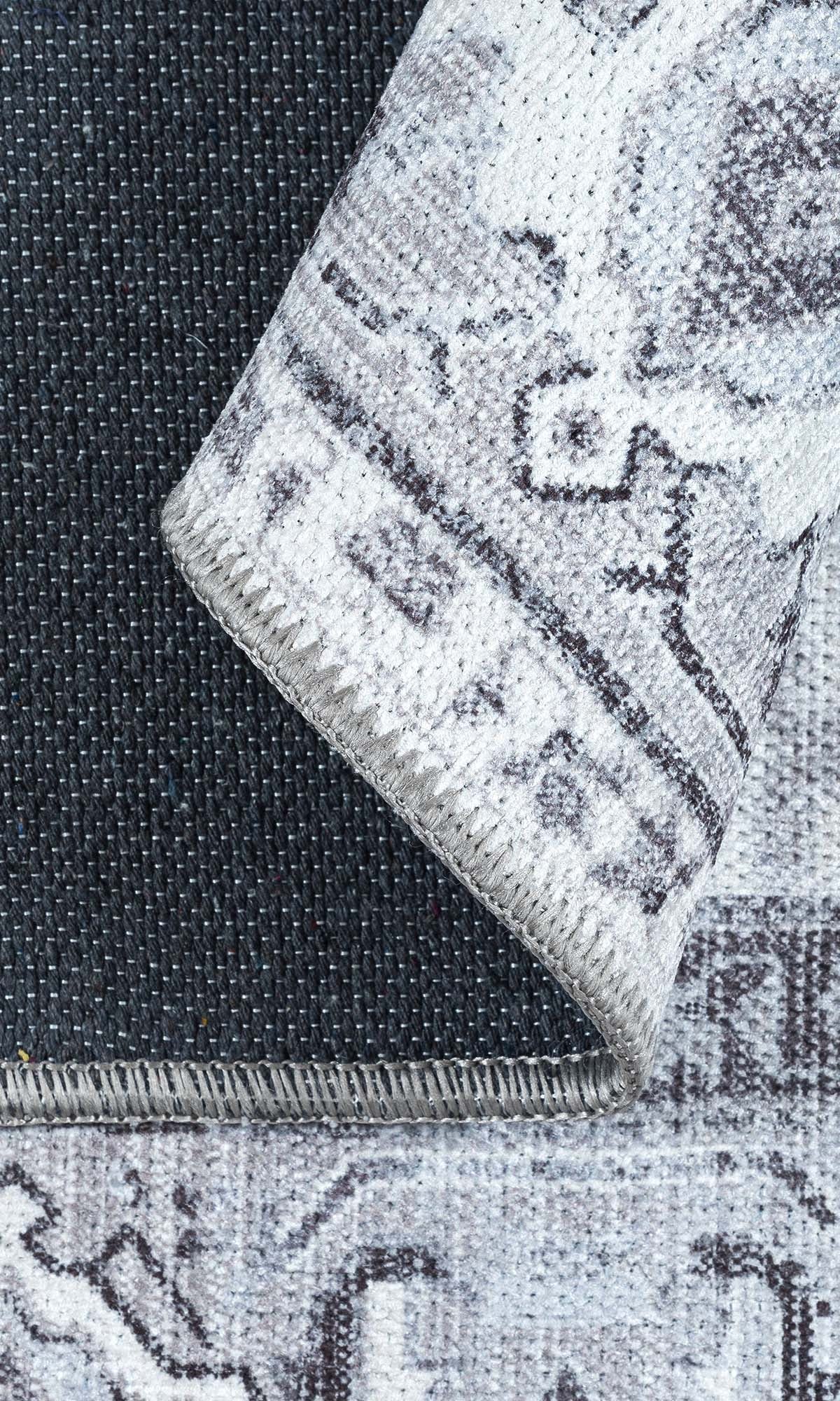 Pastel Heriz Light Gray Area Rug