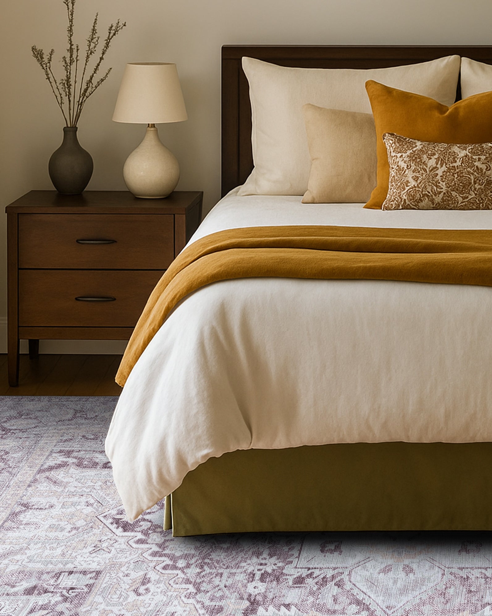 Munya Natural Pastel Modern Persian Rug