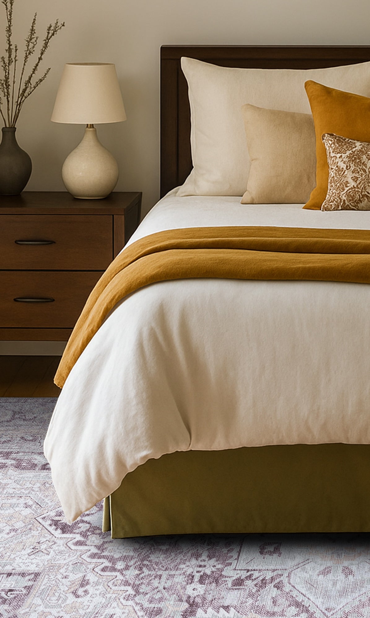 Munya Natural Pastel Modern Persian Rug