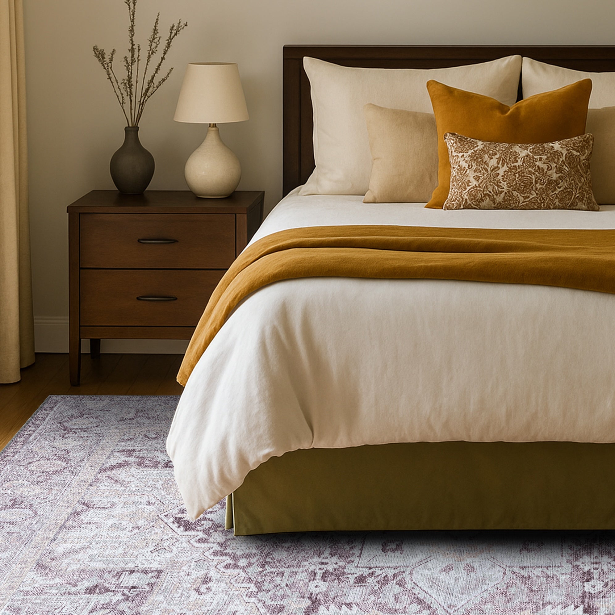 Munya Natural Pastel Modern Persian Rug