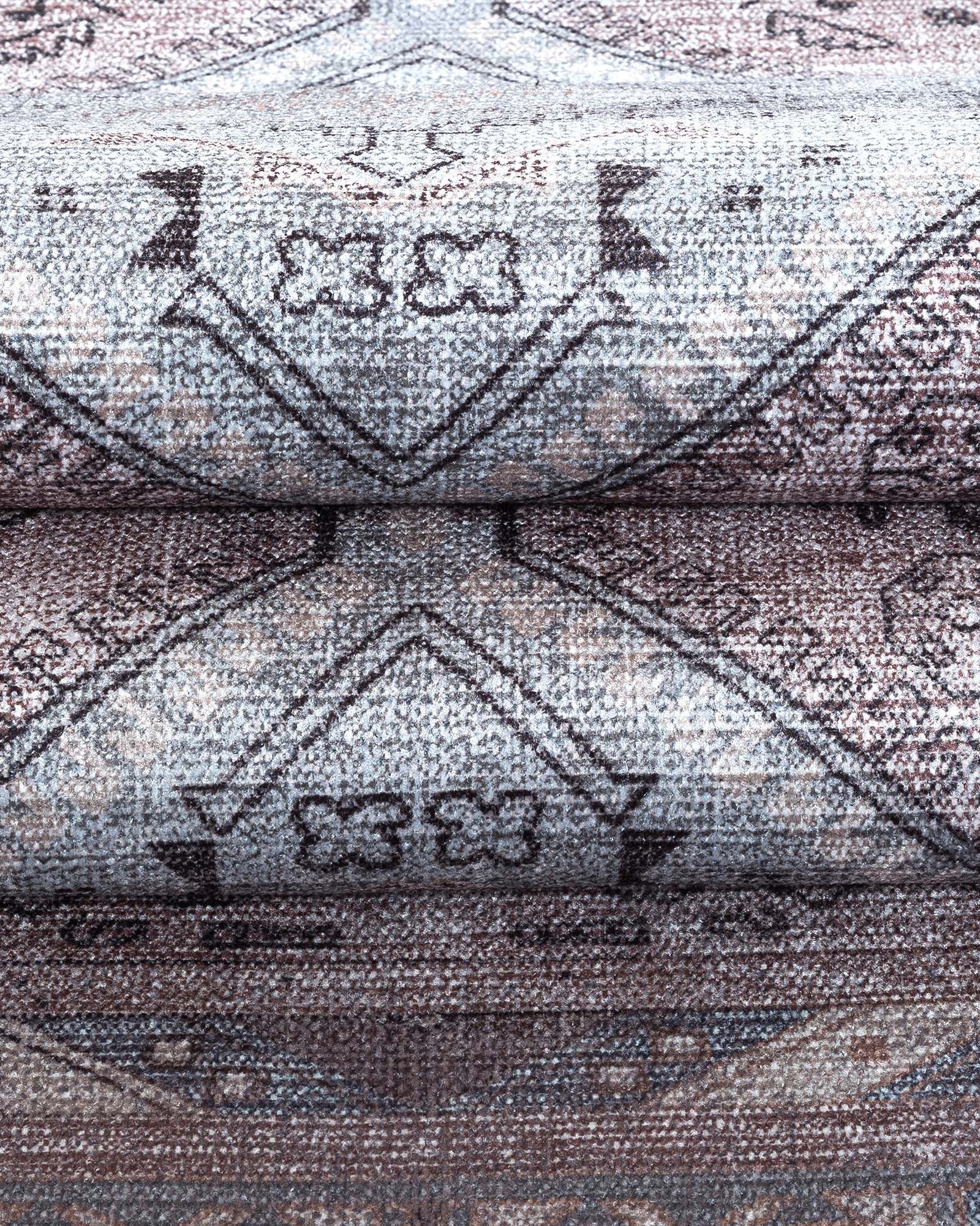 Imani Brown Off-White Modern Turkish Rug