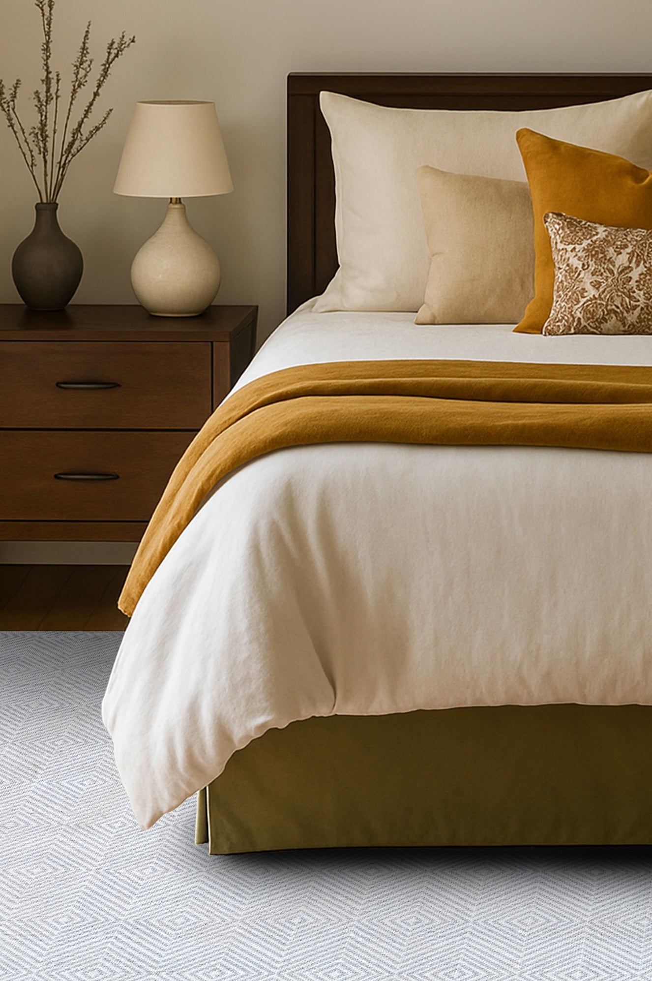 Alivia Modern Turkish Beige Cream Rug