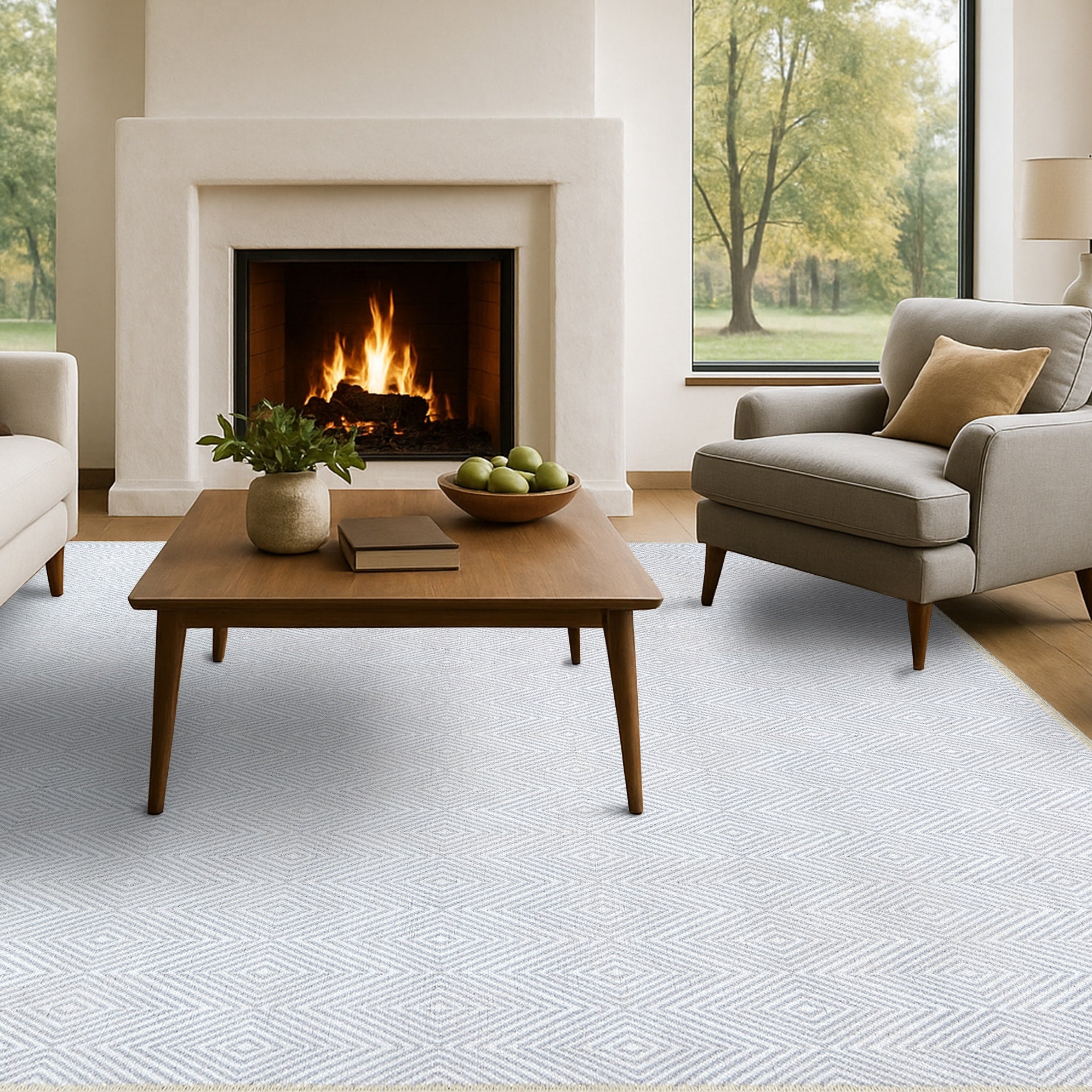 Alivia Modern Turkish Beige Cream Rug