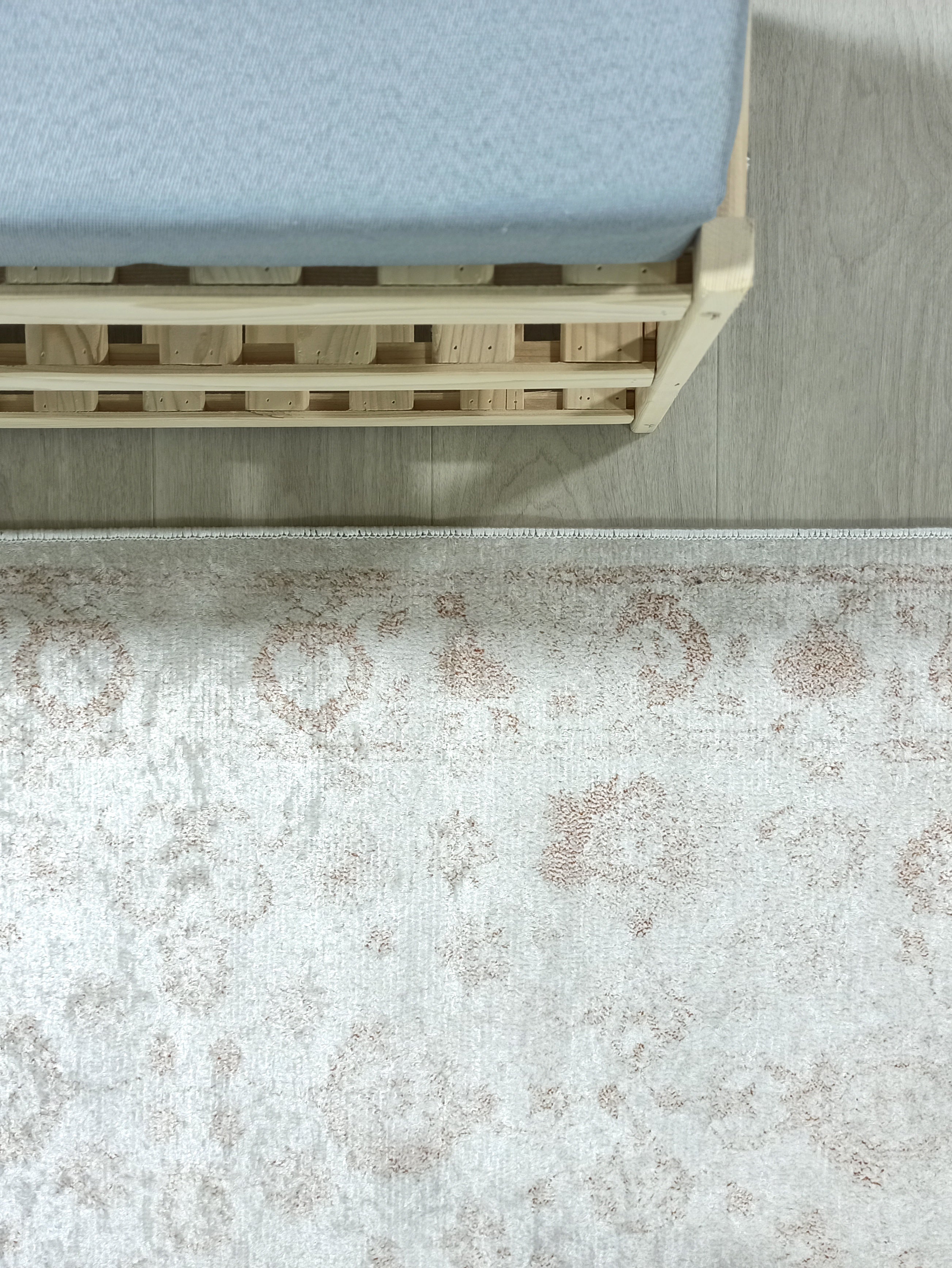 Turkish Vintage look Gray Beige Rug