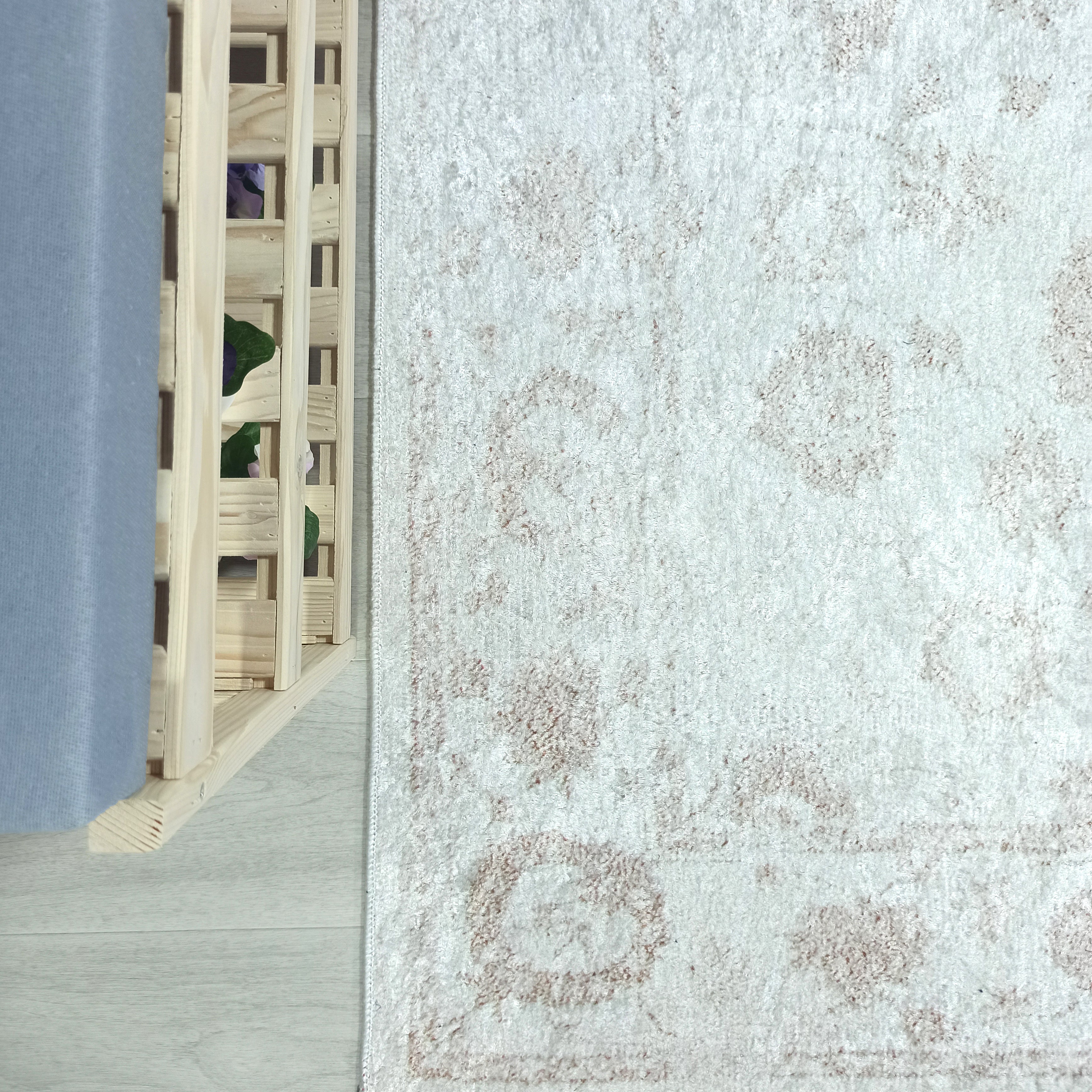 Turkish Vintage look Gray Beige Rug