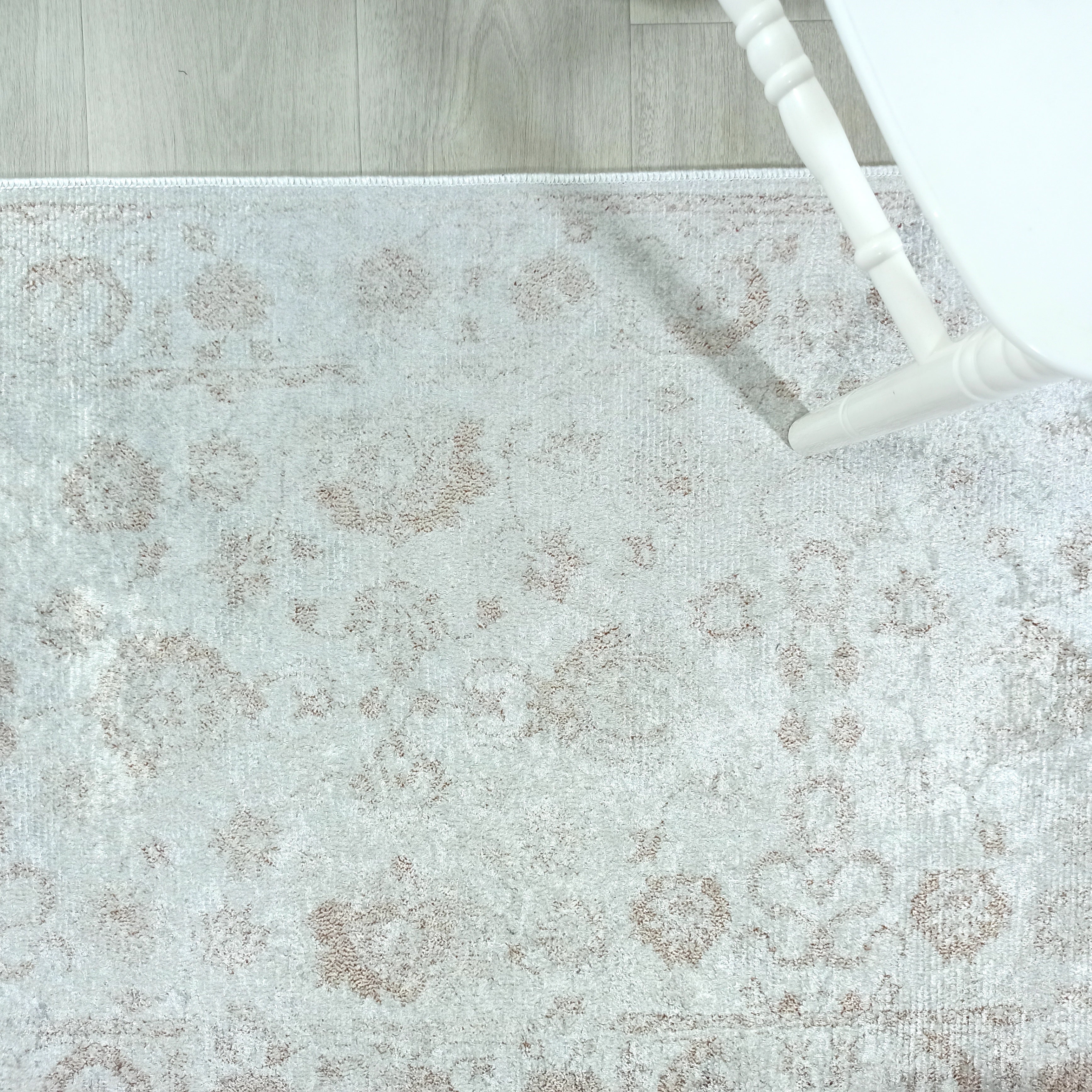 Turkish Vintage look Gray Beige Rug