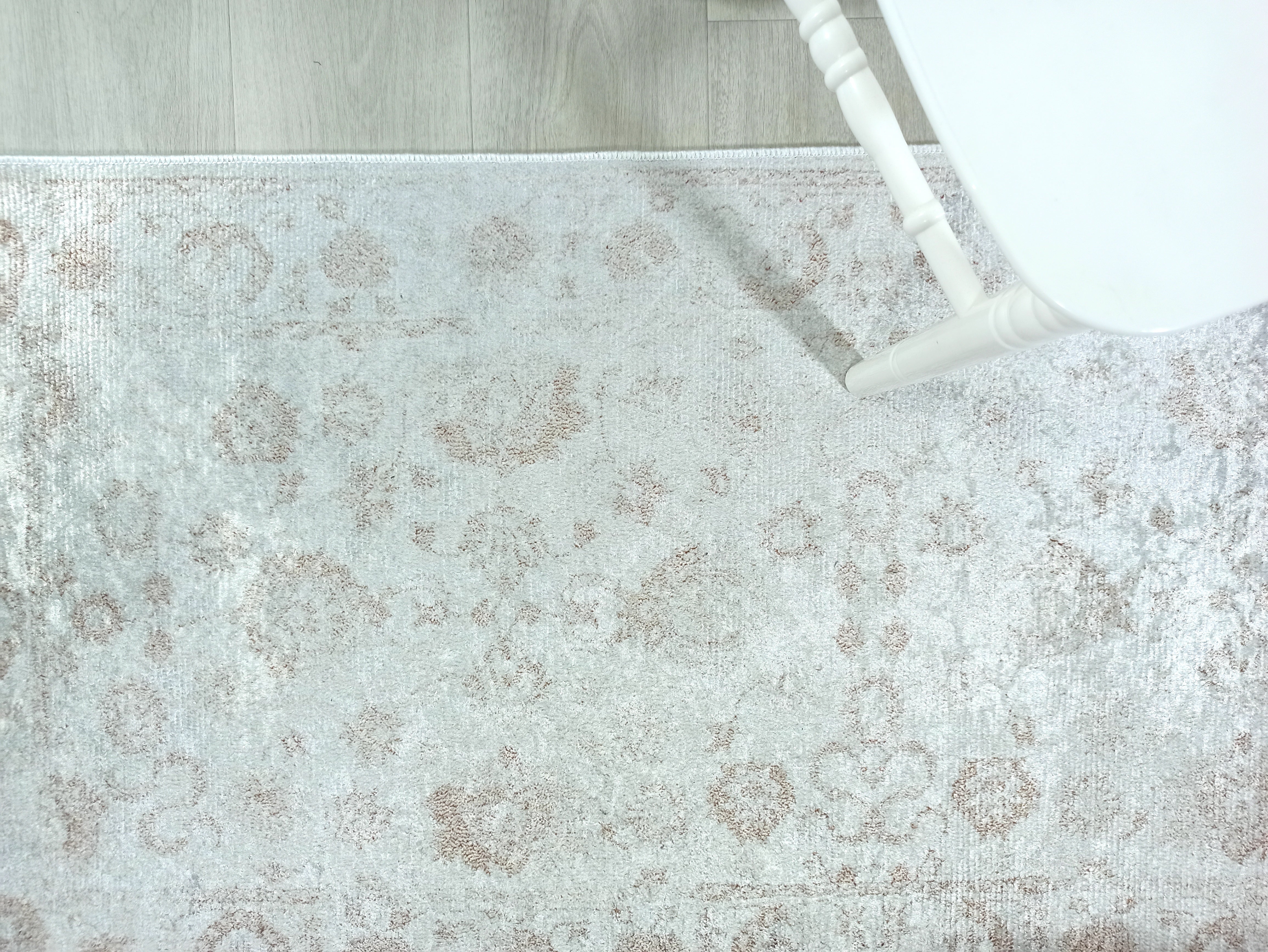 Turkish Vintage look Gray Beige Rug