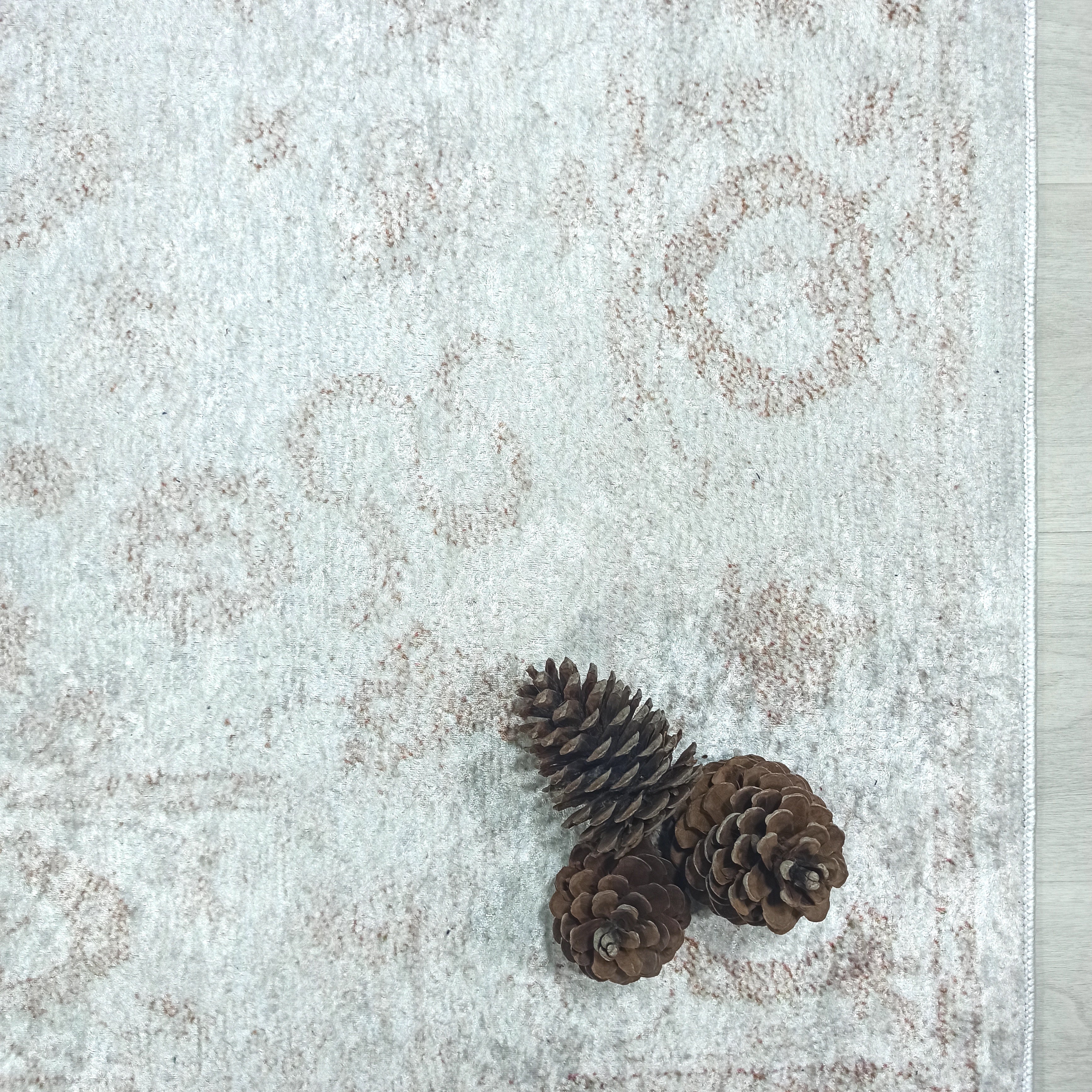 Turkish Vintage look Gray Beige Rug