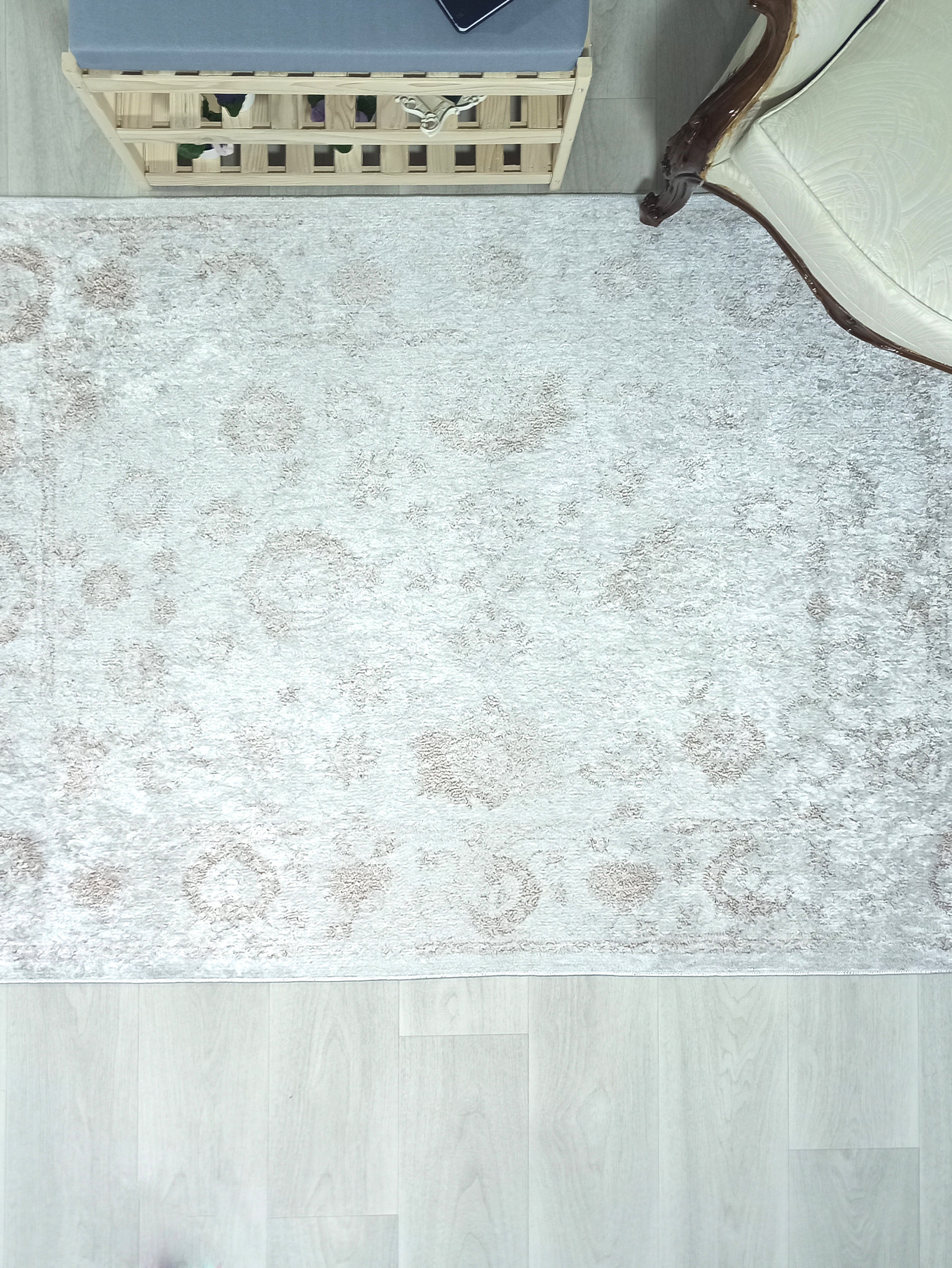 Turkish Vintage look Gray Beige Rug