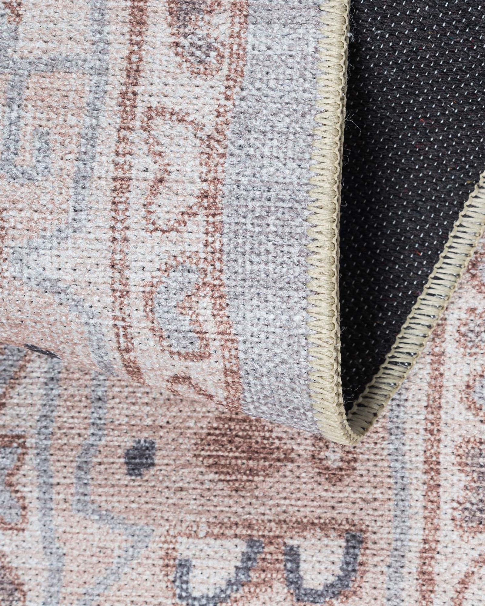 Atiya Neutral Earth Beige Vintage Turkish Rug