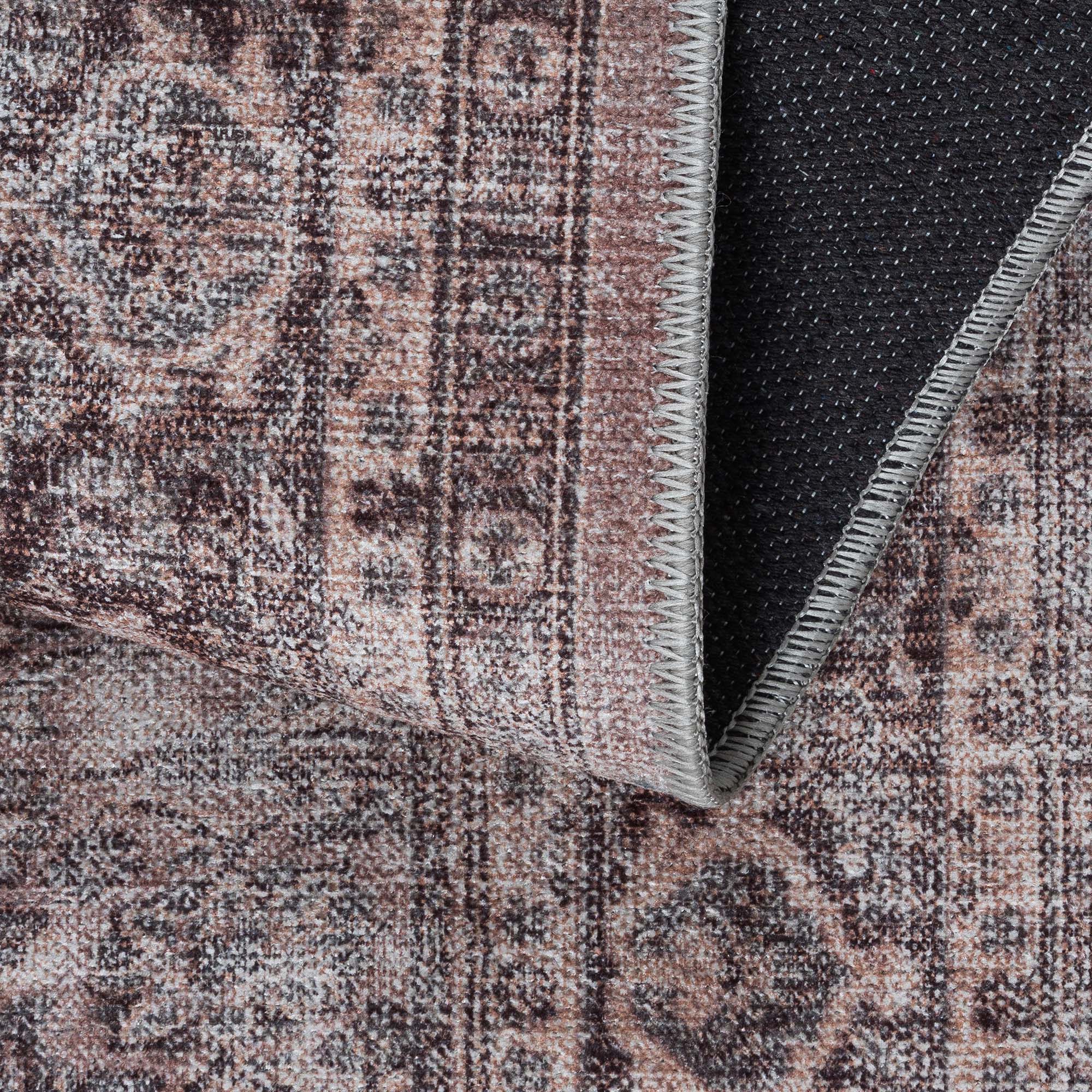 Cecile Distressed Persian Beige, Blush & Muted Sage Rug