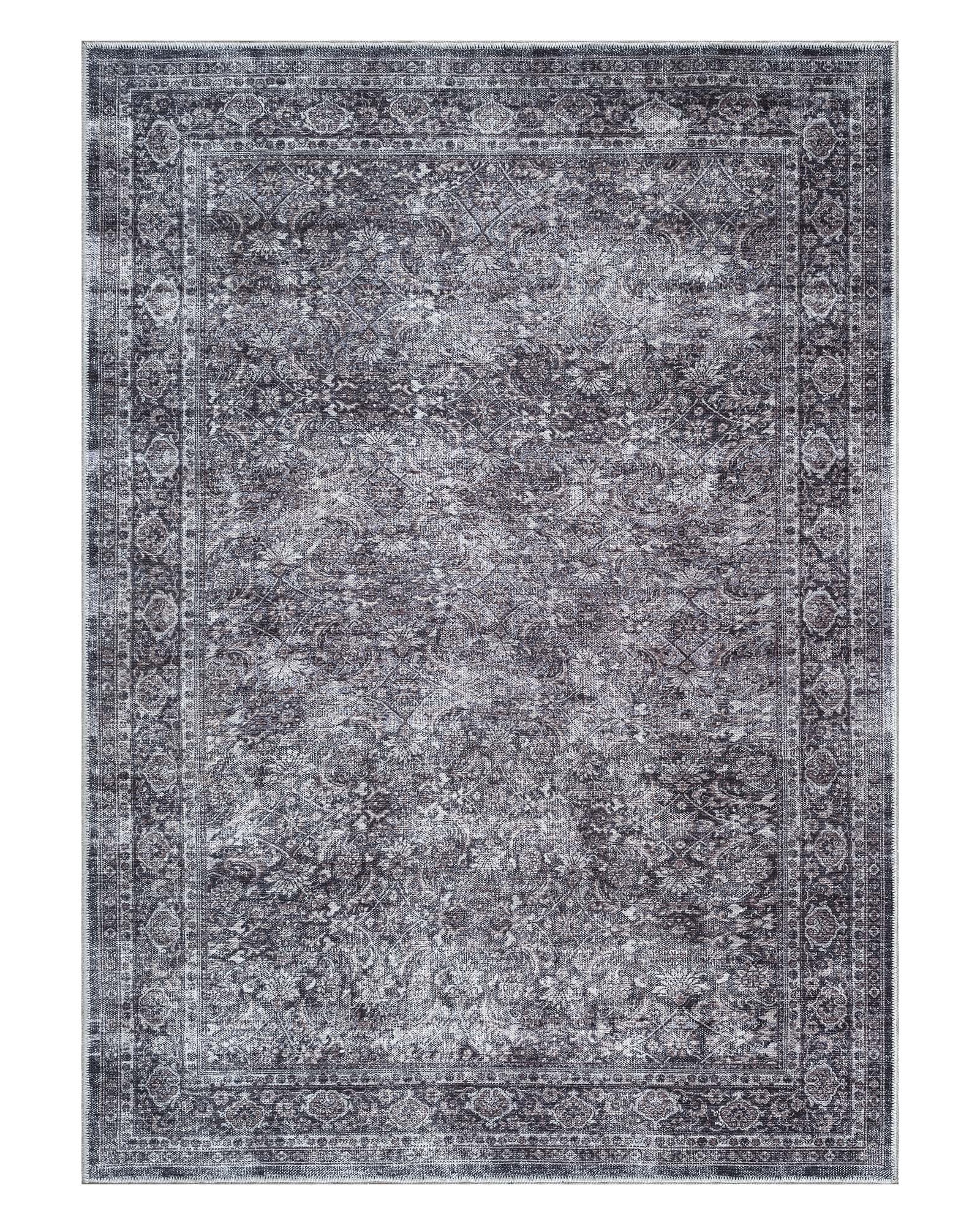 Valerie Distressed Persian Newburg Green & Olive Rug