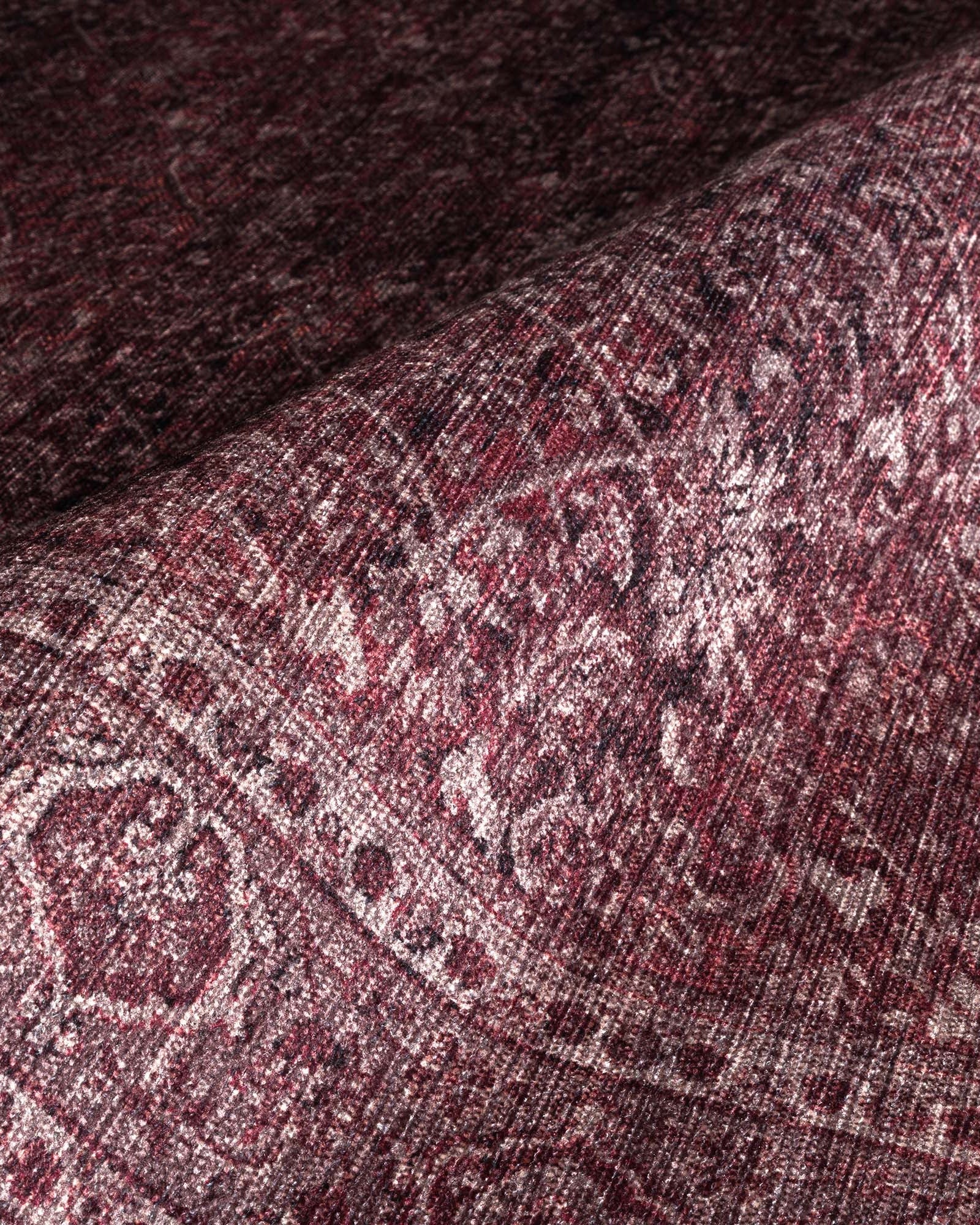 Hermine Red Brown Distressed Persian Vintage Rug