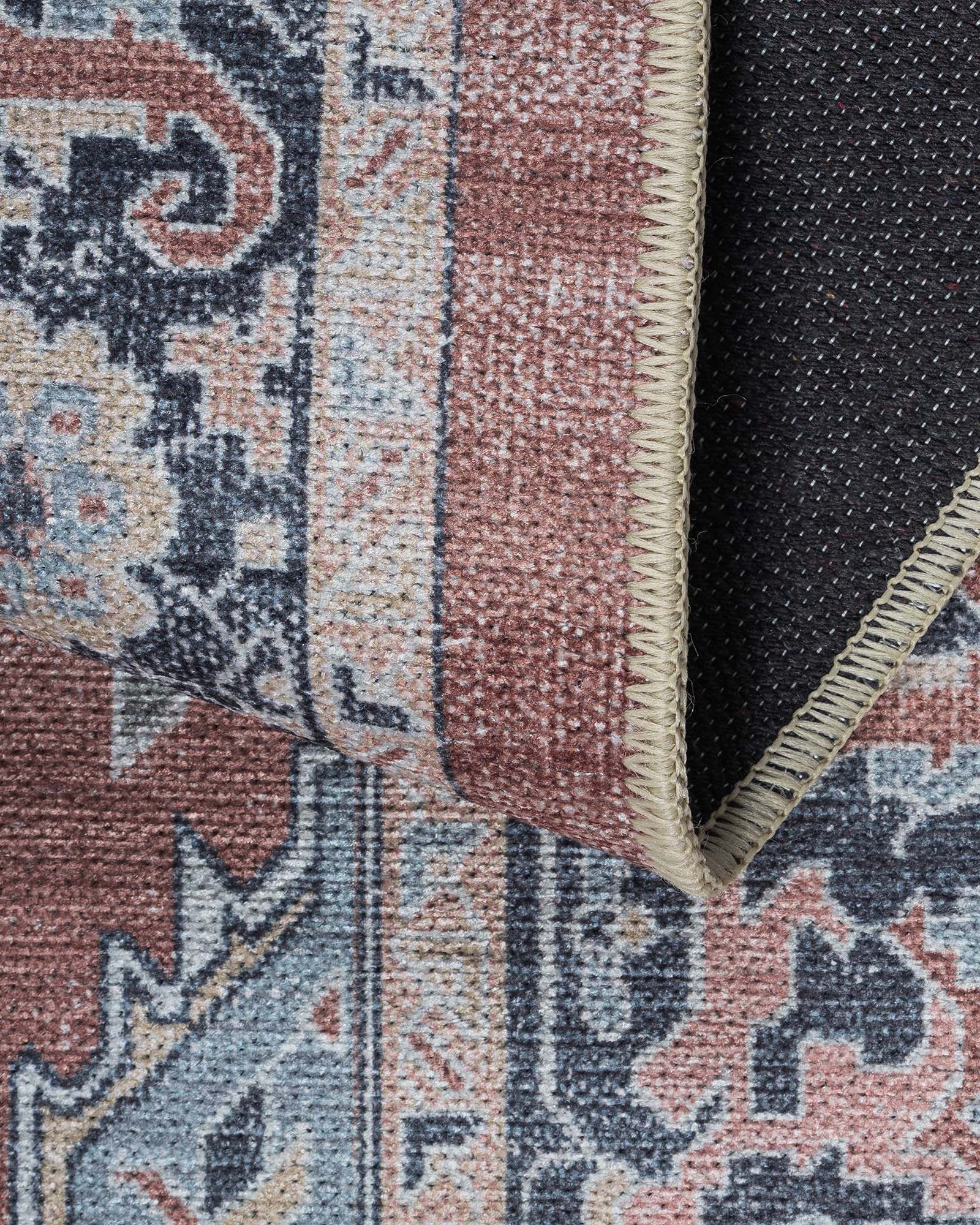 Esme Earth Tone Brown Heriz Persian Rug