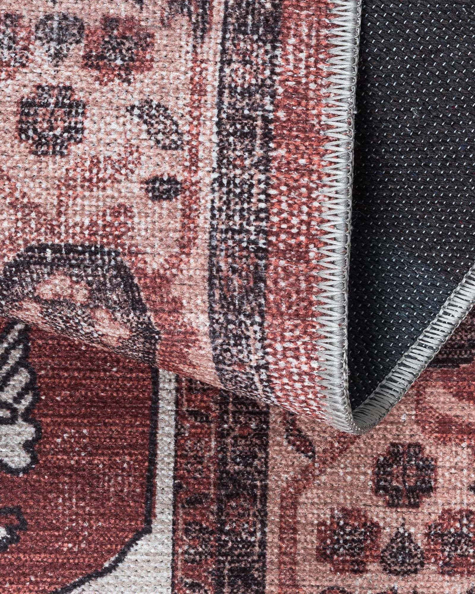 Melanie Orange Brown Persian Vintage Rug