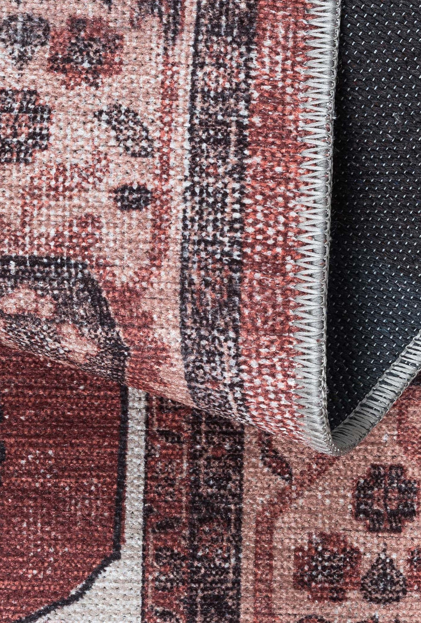 Melanie Orange Brown Persian Vintage Rug