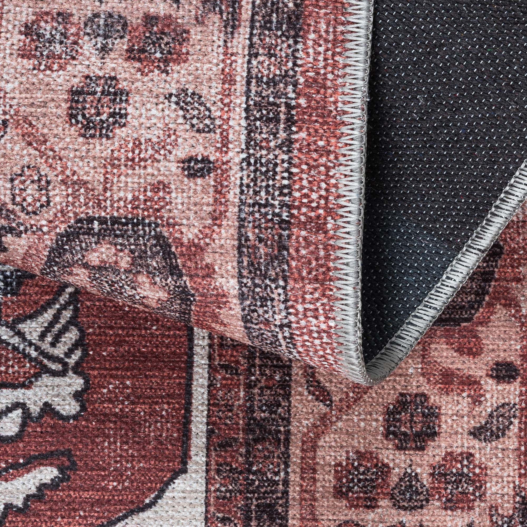 Melanie Orange Brown Persian Vintage Rug