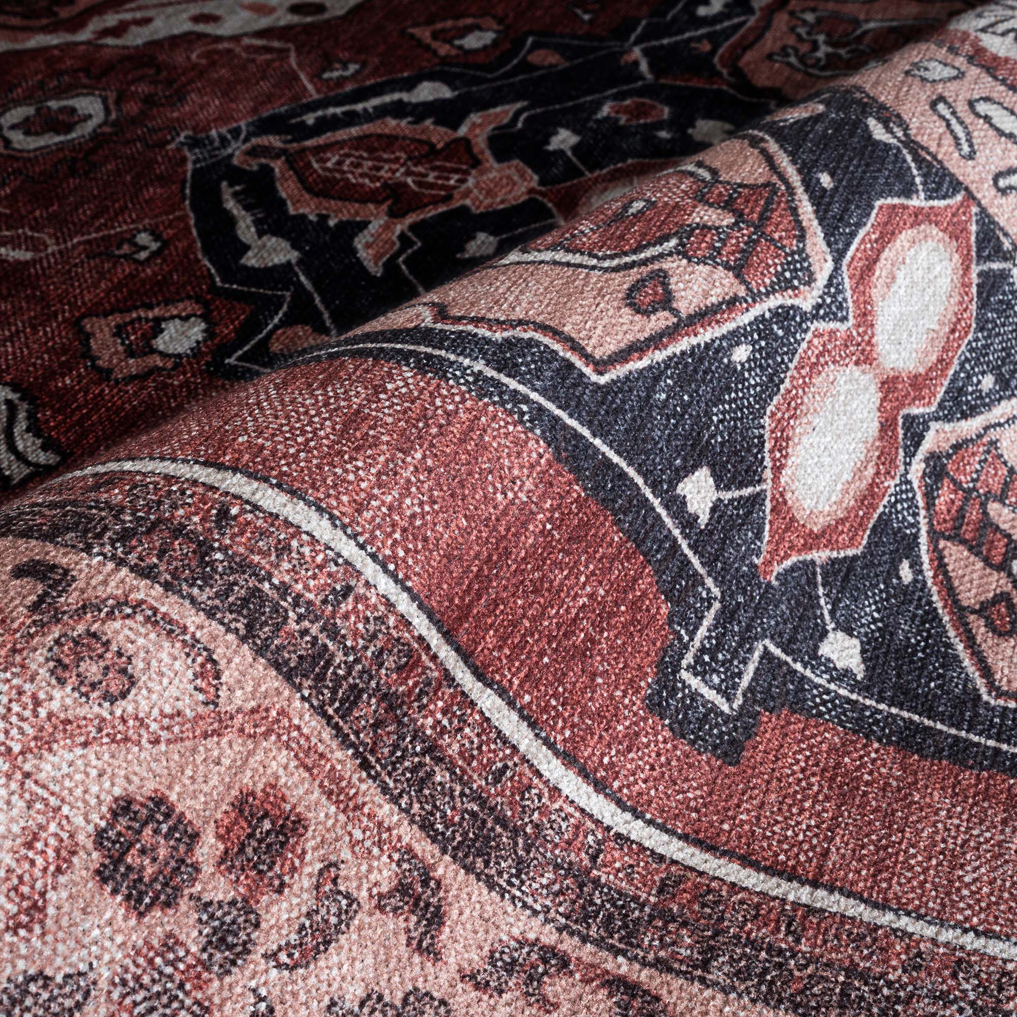 Melanie Orange Brown Persian Vintage Rug