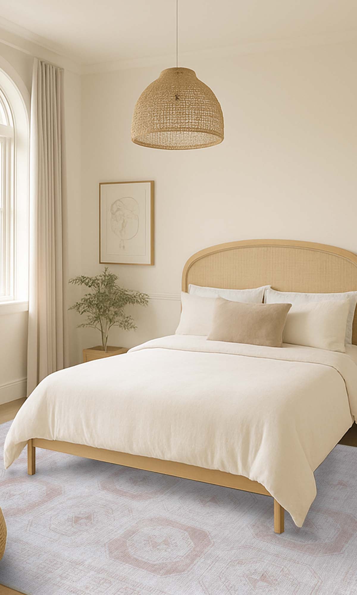 Galila Muted Beige Vintage Natural Rug