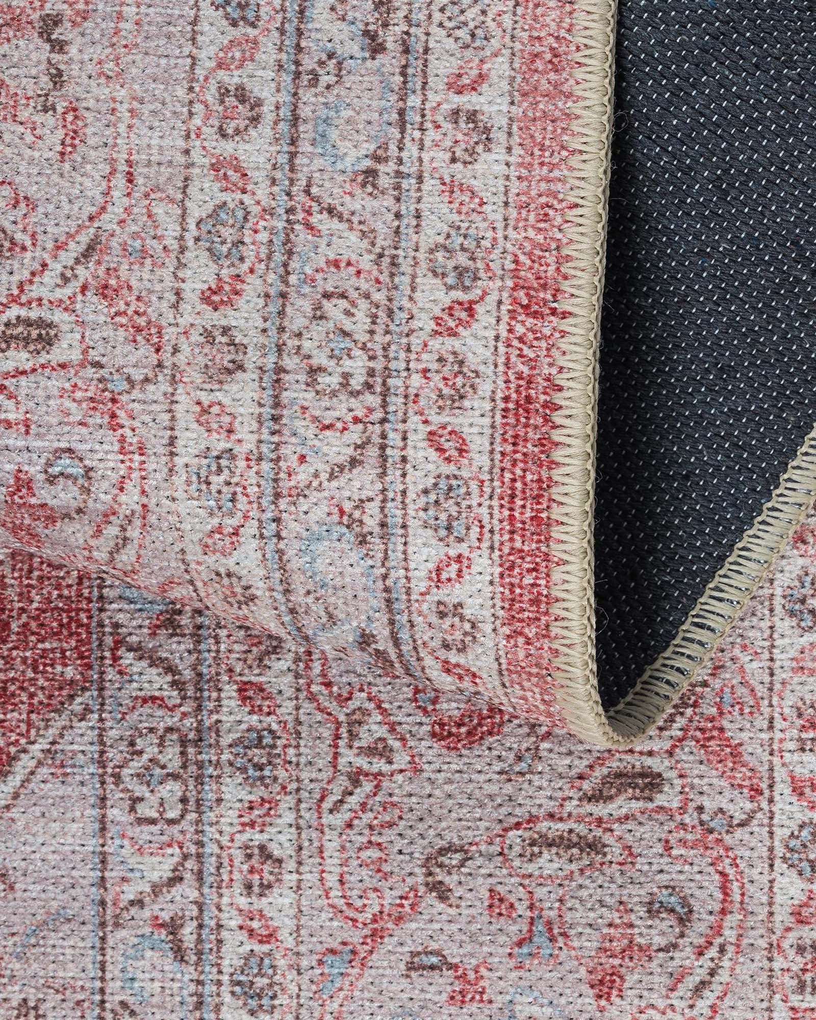 Rowan Bold Warm Orange Turkish Vintage Rug