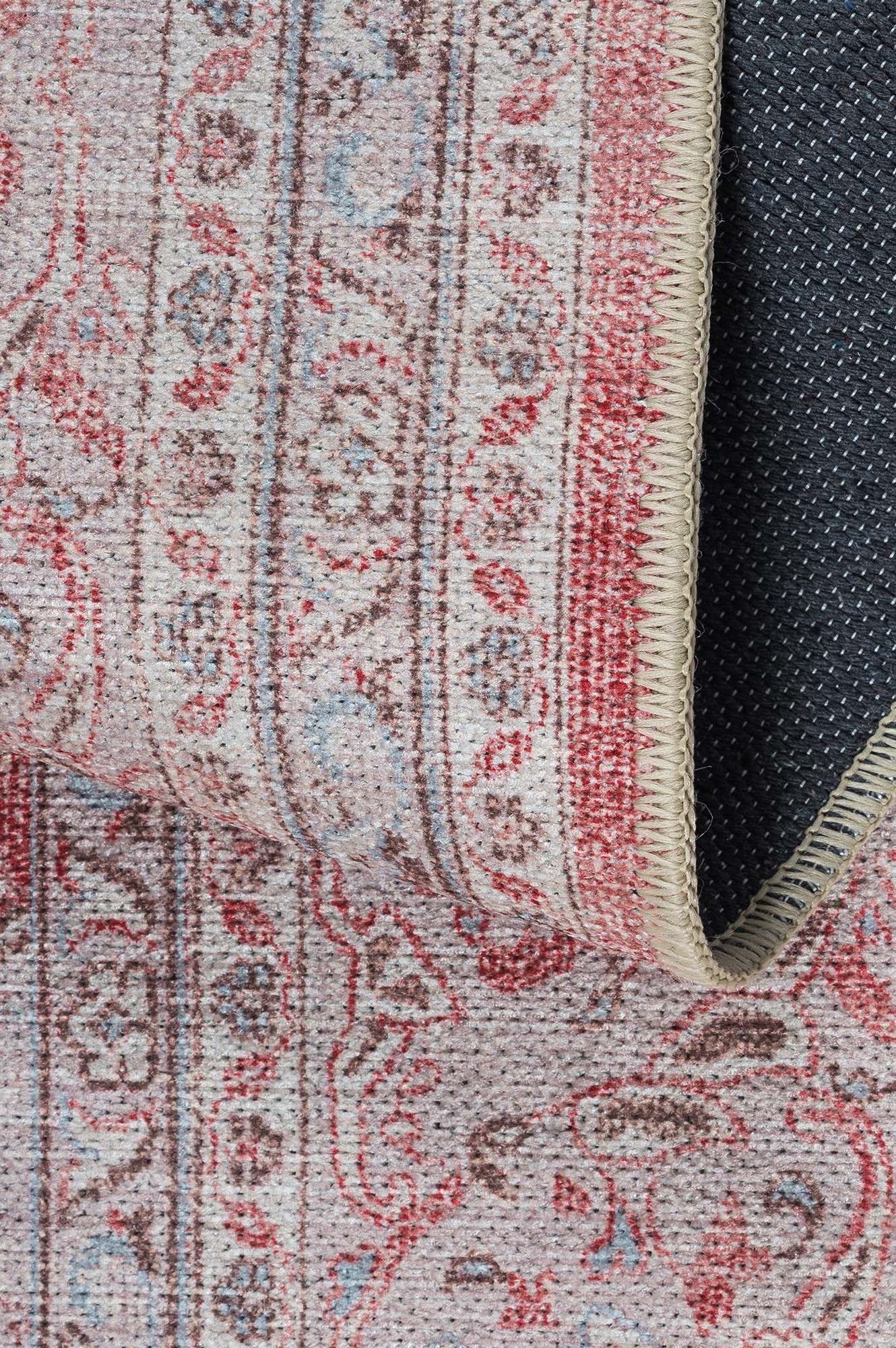 Rowan Bold Warm Orange Turkish Vintage Rug