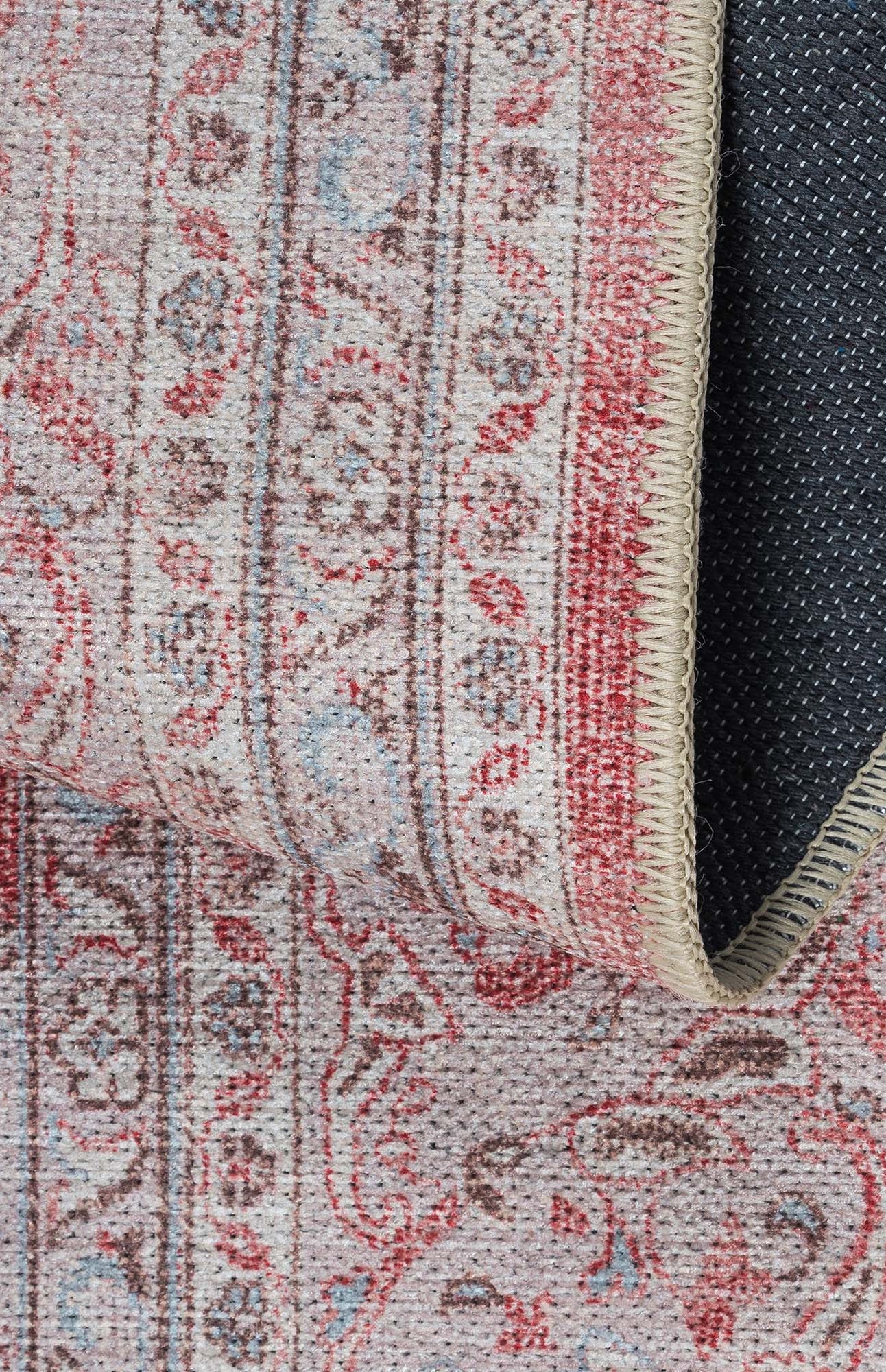 Rowan Bold Warm Orange Turkish Vintage Rug