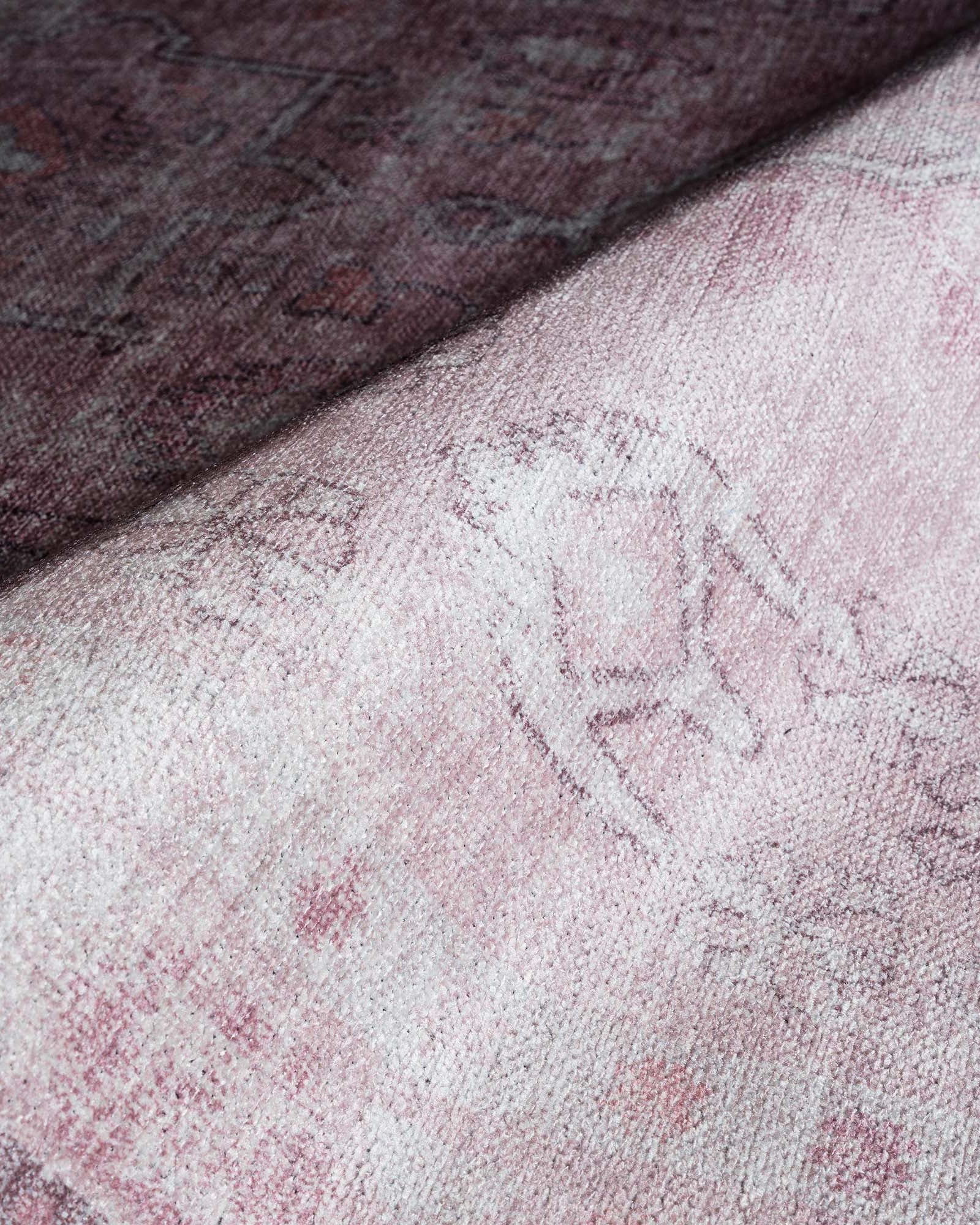 Leonie Pink Pale & Dusty Persian Vintage Rug