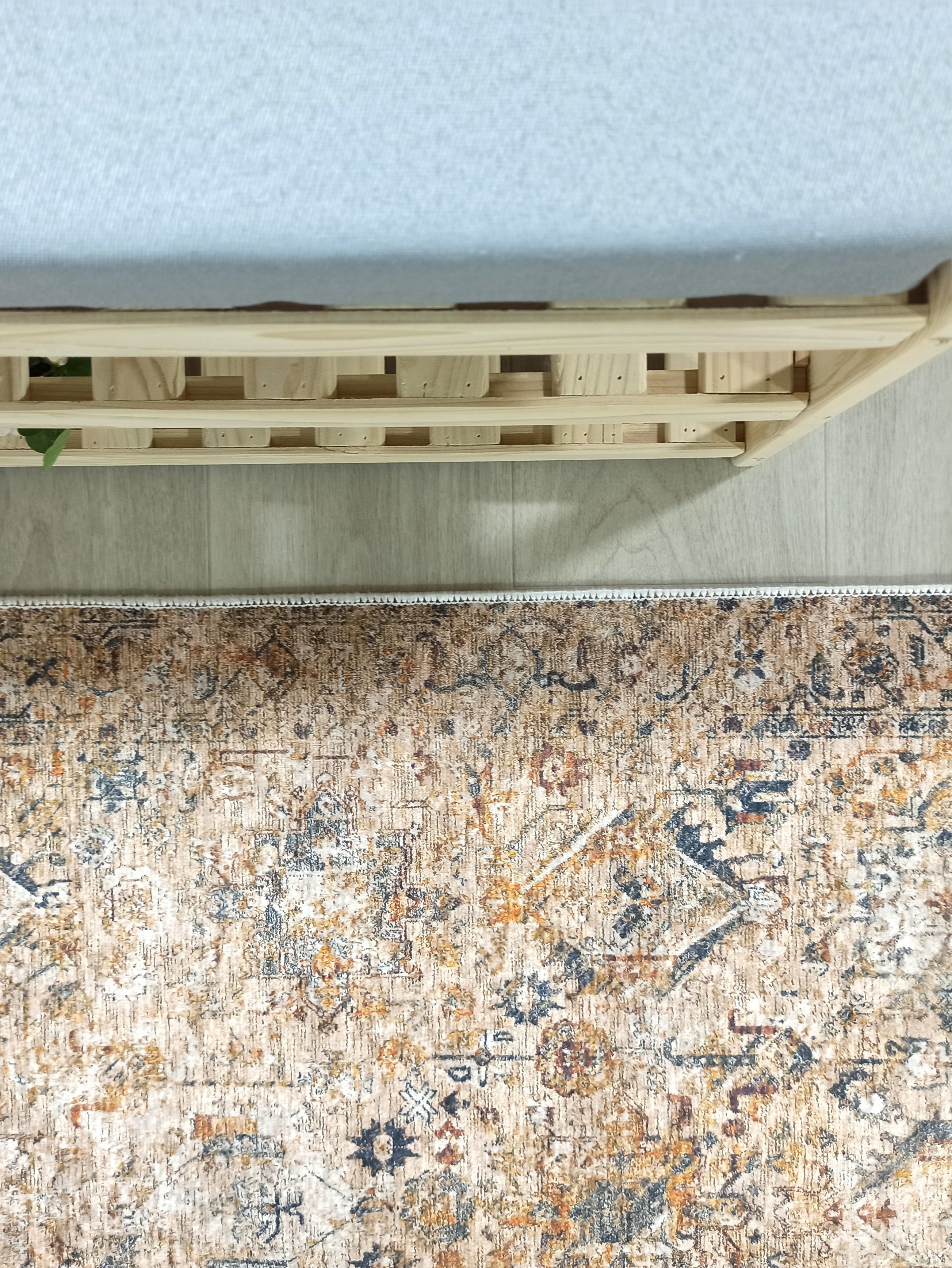 Persian Style Brown Beige Vintage Design Rug