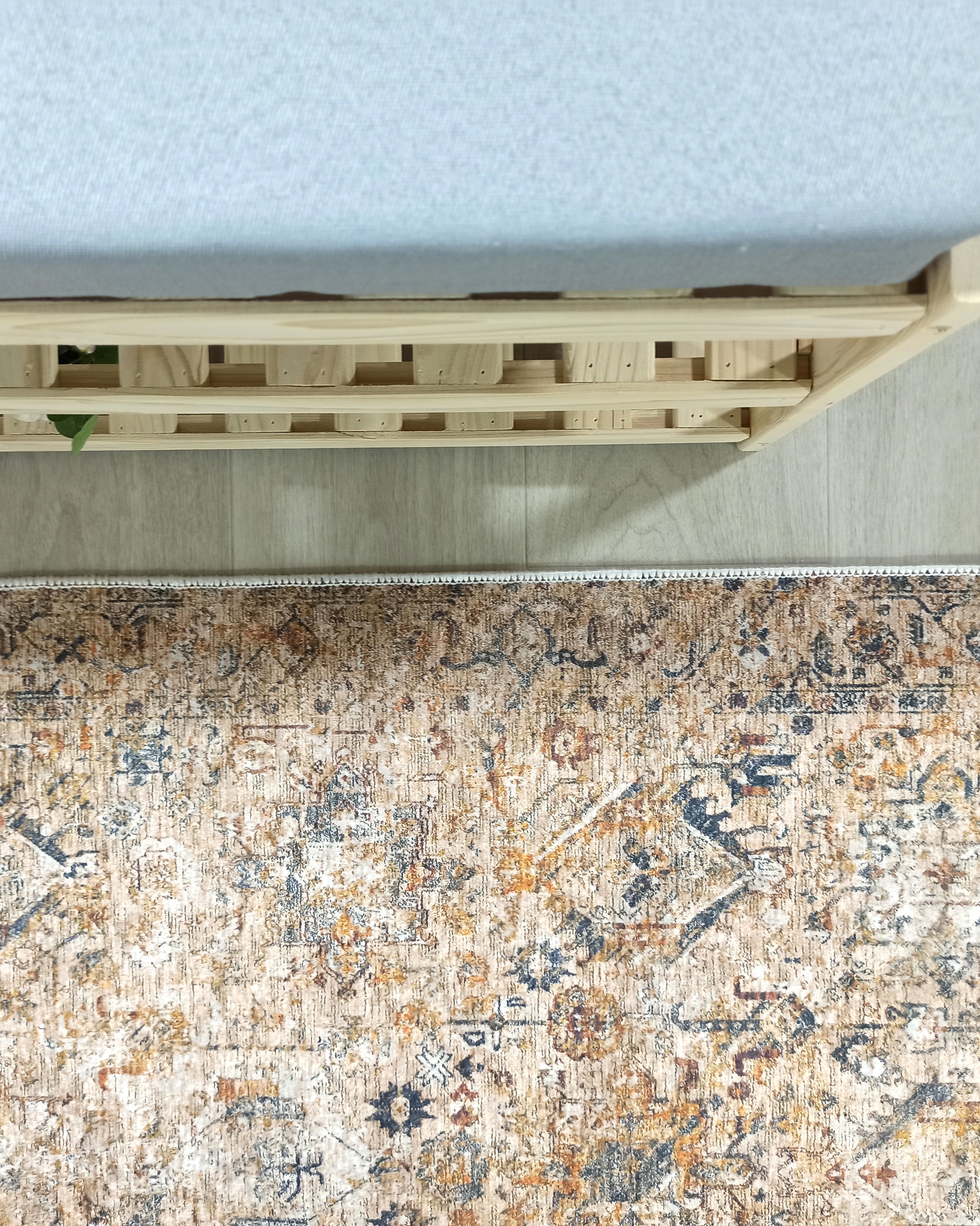 Persian Style Brown Beige Vintage Design Rug