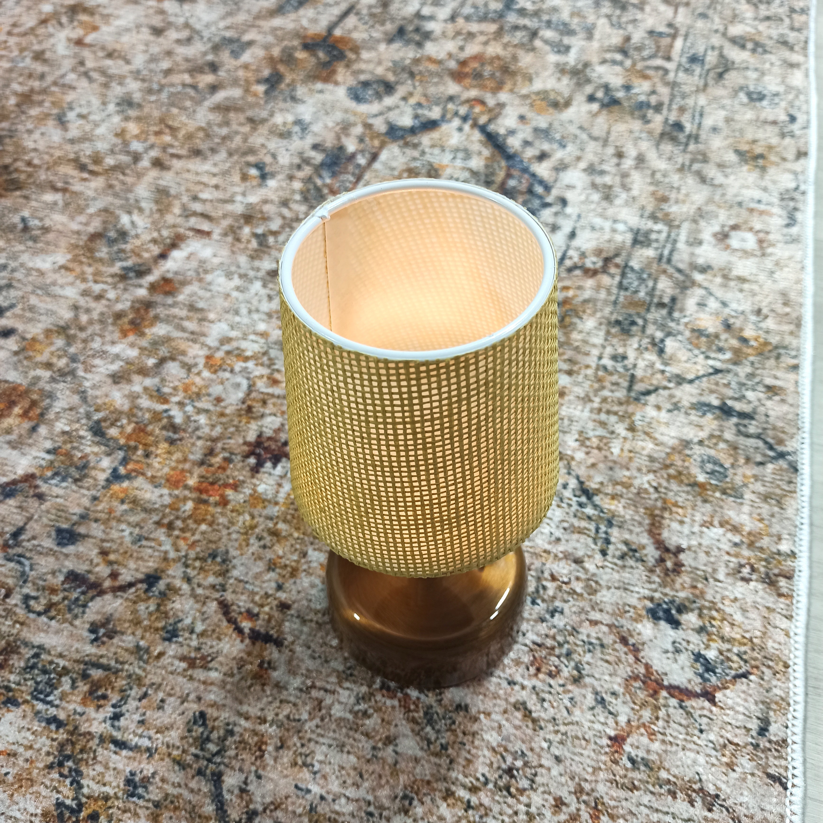 Persian Style Brown Beige Vintage Design Rug