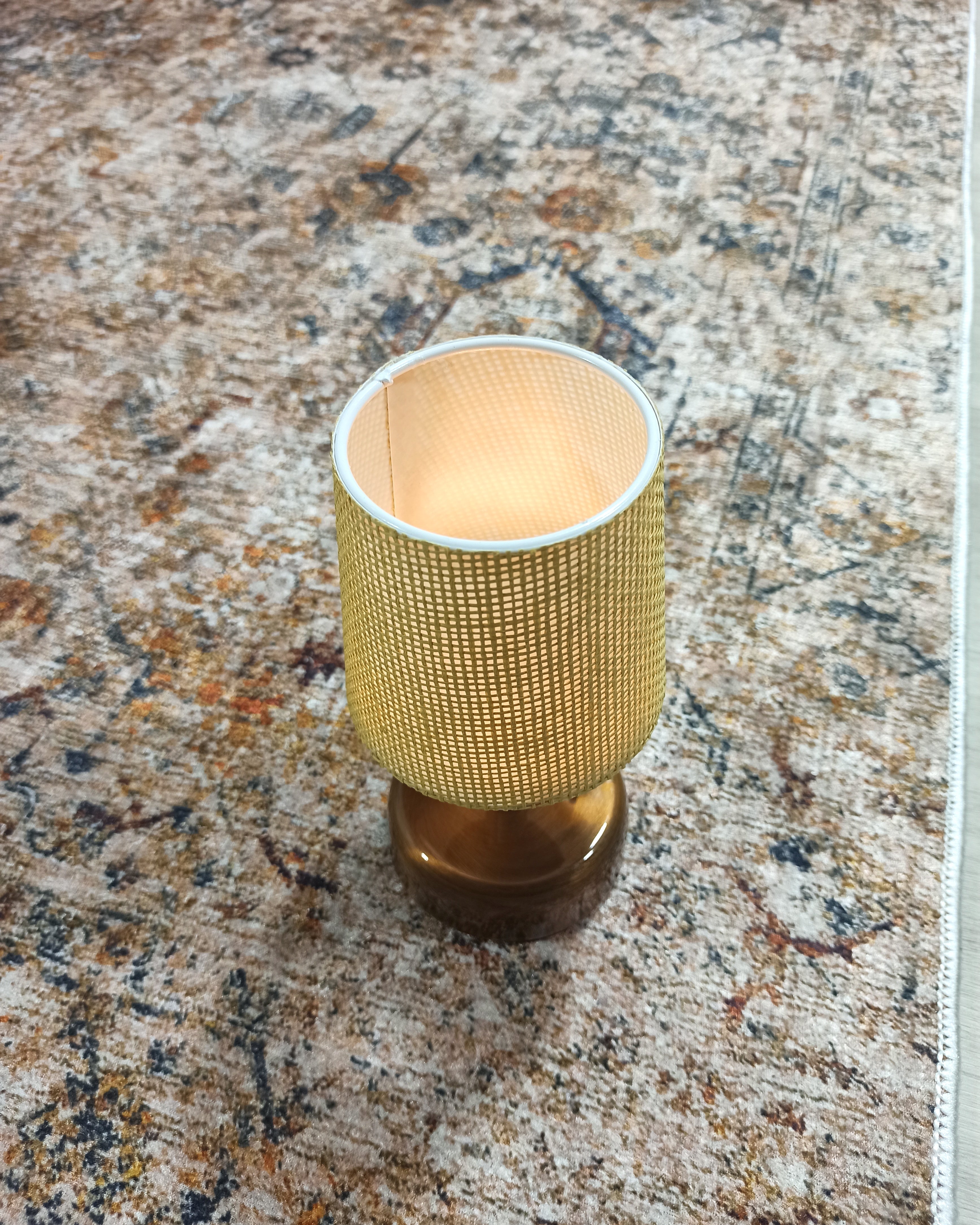 Persian Style Brown Beige Vintage Design Rug