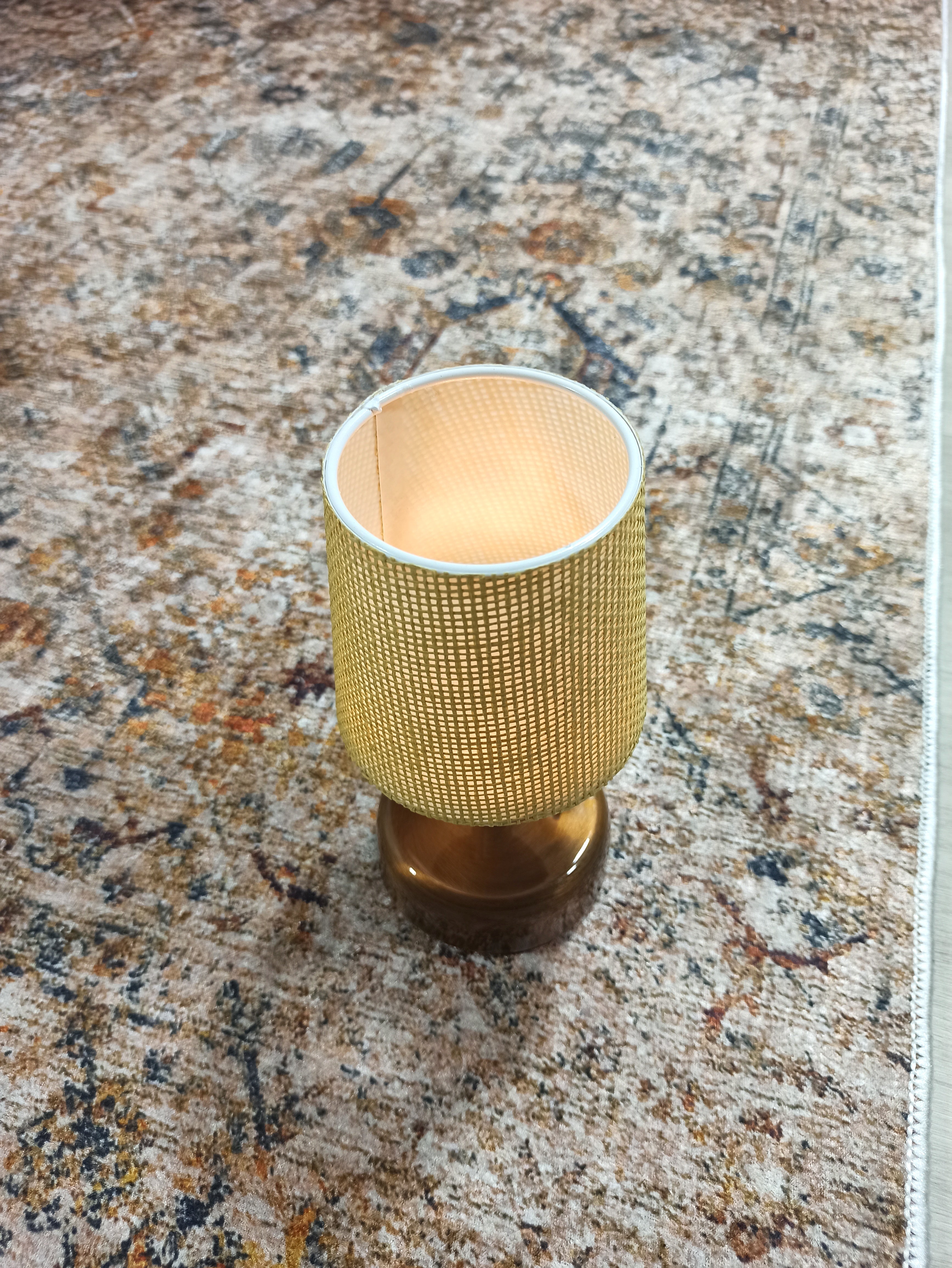 Persian Style Brown Beige Vintage Design Rug